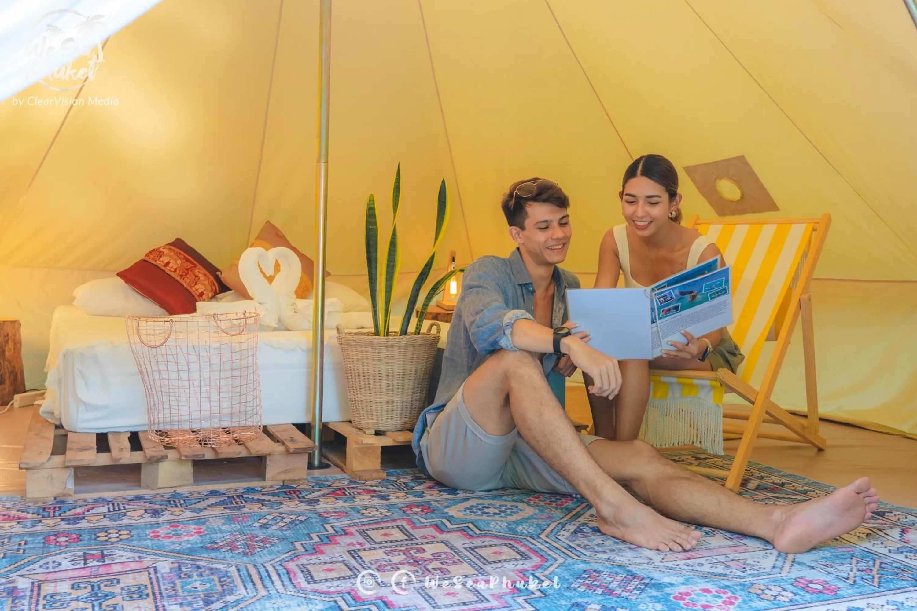 People in Roost Glamping - SHA Certified