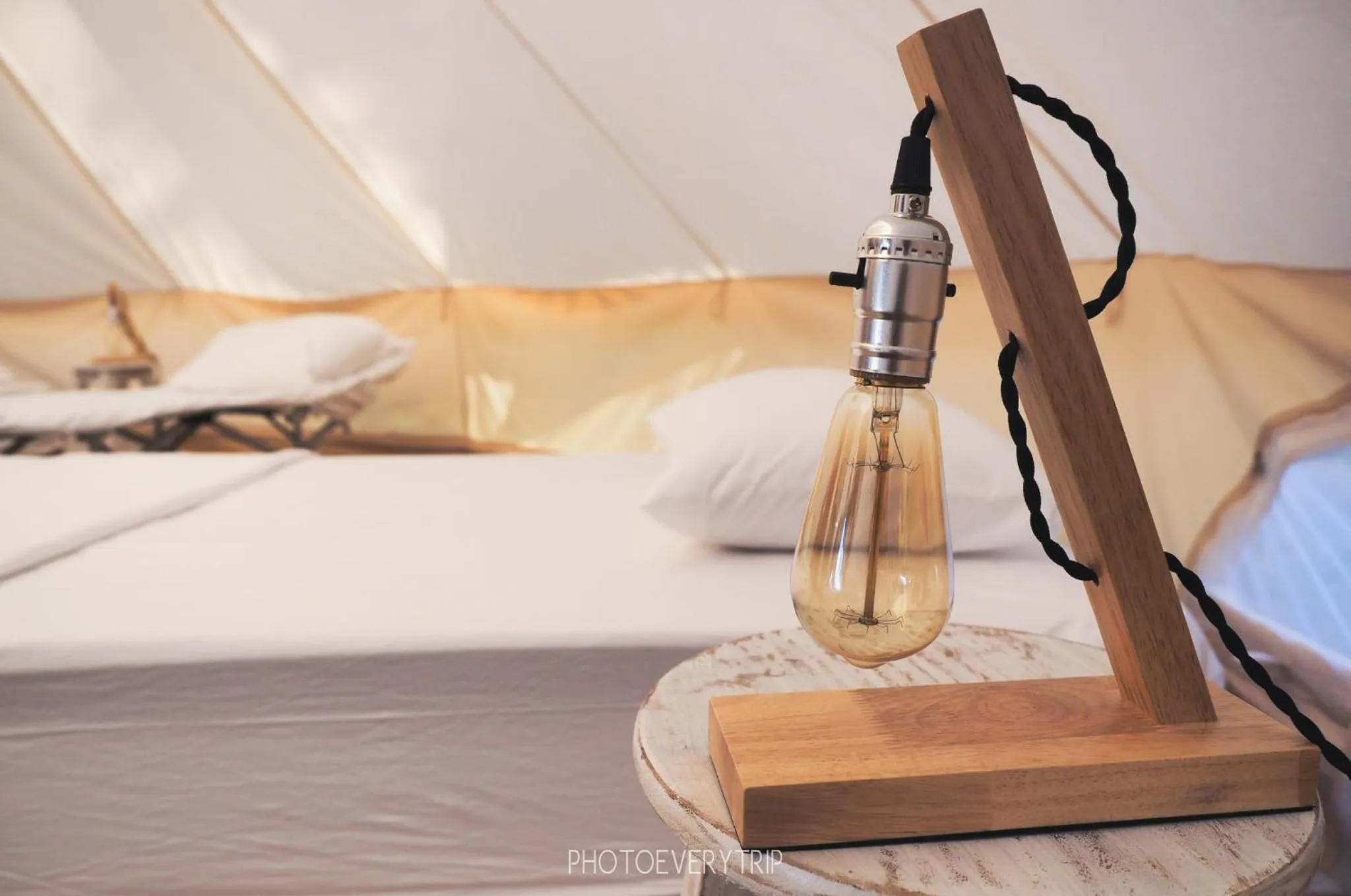 Bed in Roost Glamping - SHA Certified