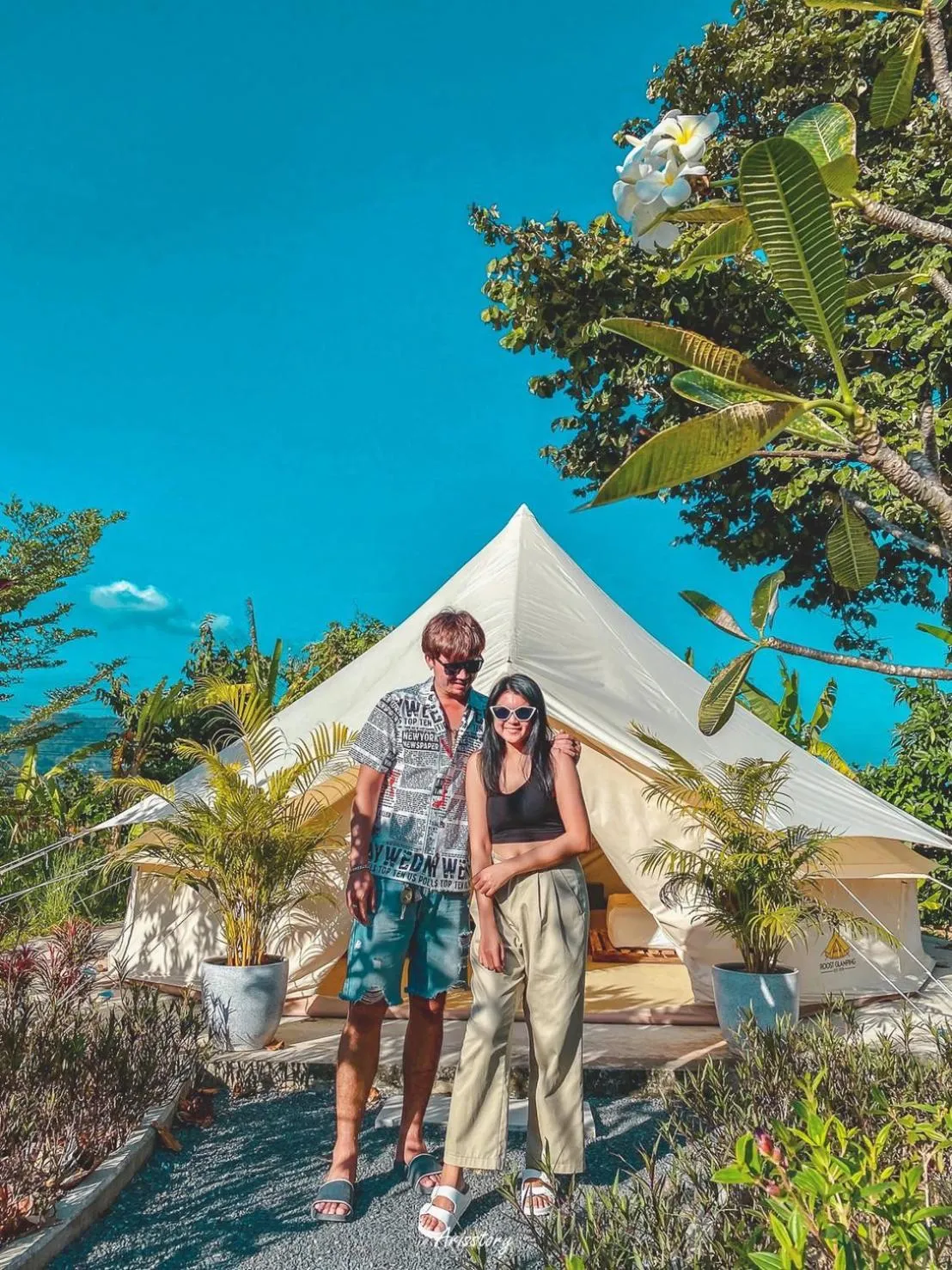 Garden in Roost Glamping - SHA Certified