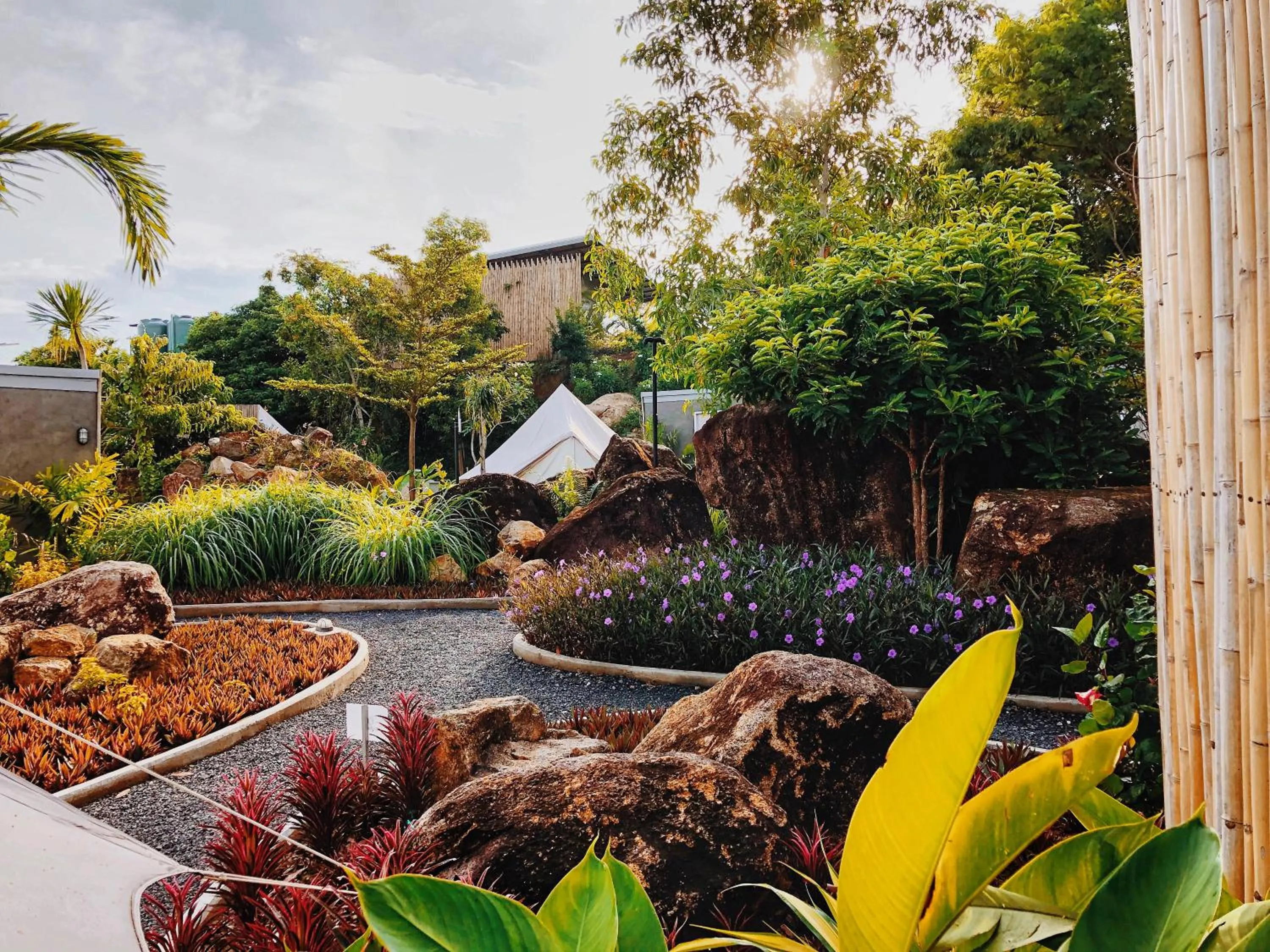 Garden in Roost Glamping - SHA Certified