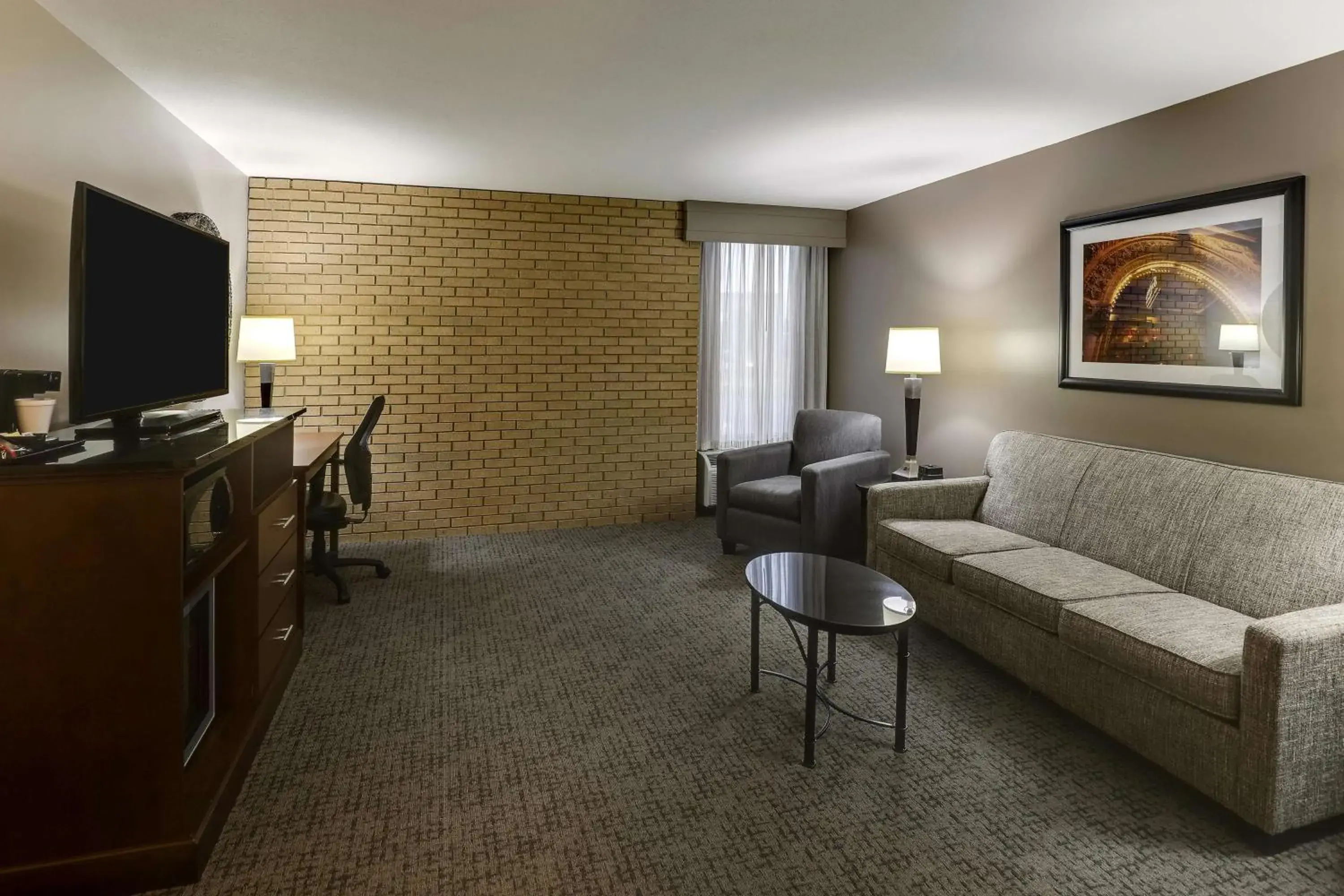 King Suite with Sofa Bed - Accessible, Tub in Drury Inn & Suites Columbus Dublin King Suite with Sofa Bed - Accessible, Tub in Drury Inn & Suites Columbus Dublin