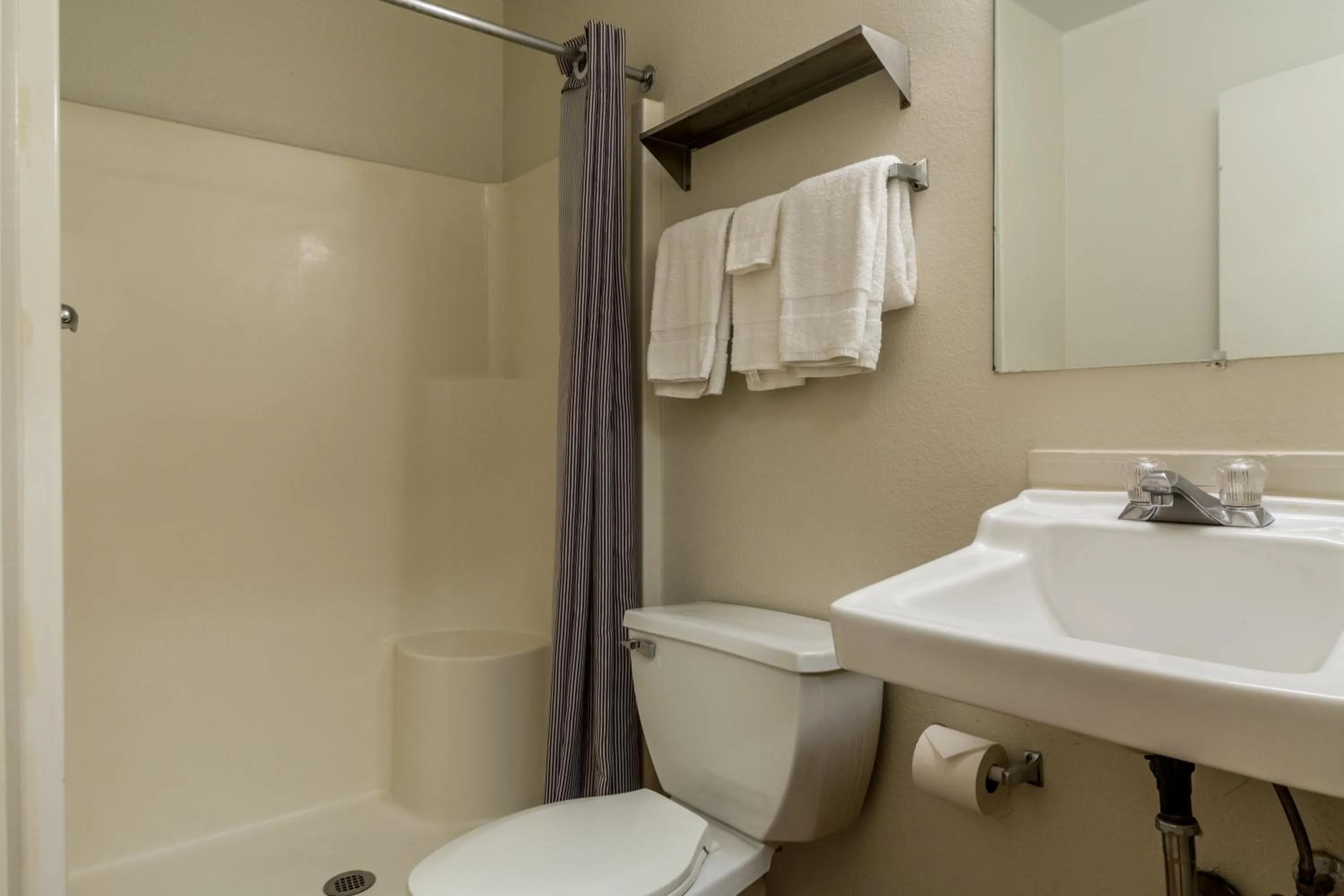 Bathroom in HomeTowne Studios by Red Roof Denver - Lakewood West