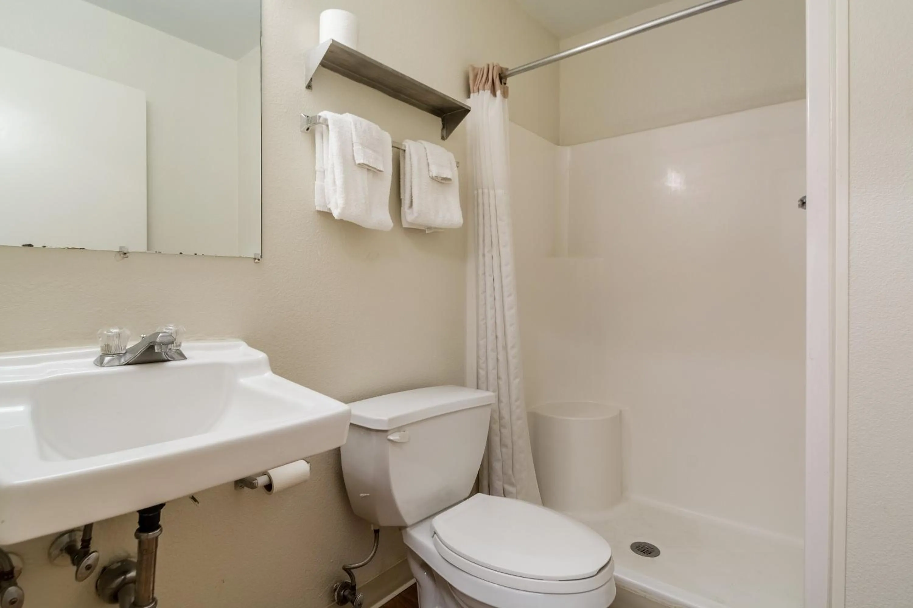 Bathroom in HomeTowne Studios by Red Roof Denver - Lakewood West