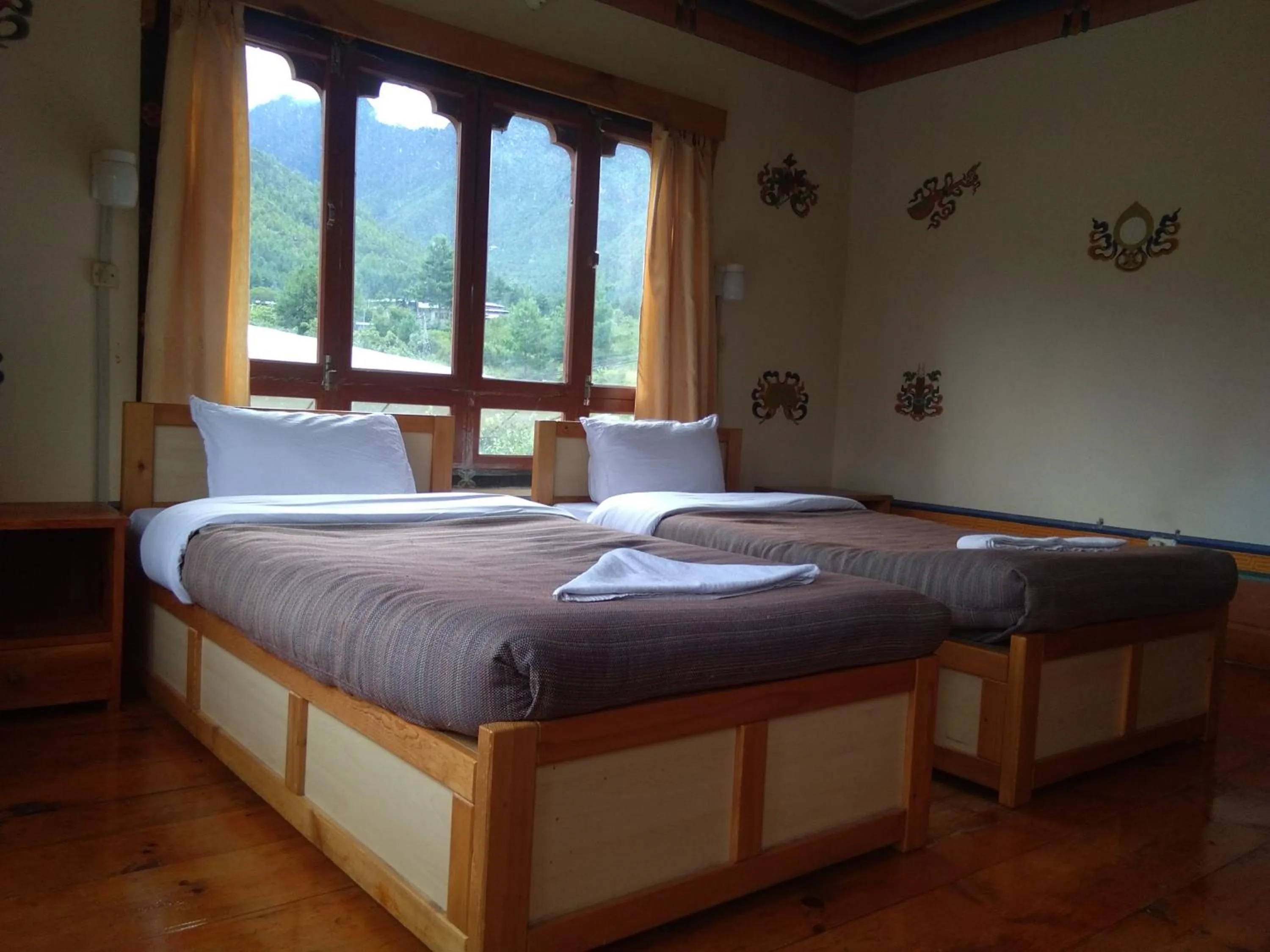 Bed in Nirvana Lodge