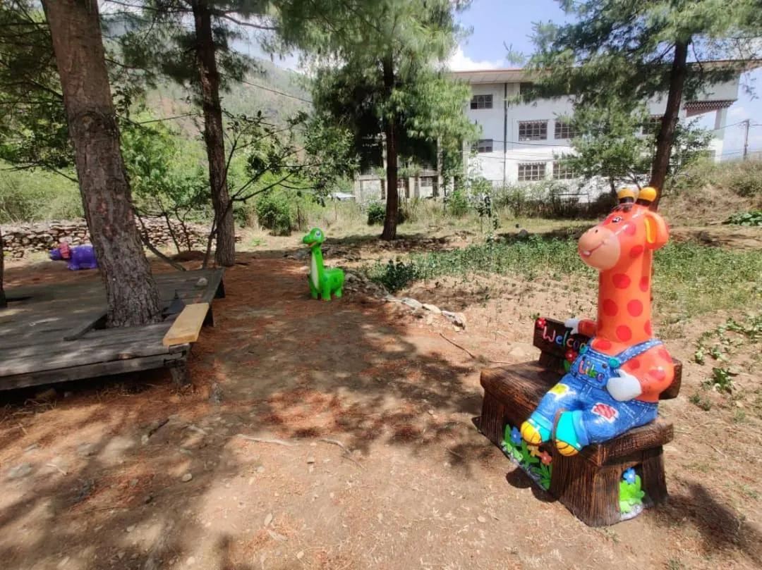 Garden view in Nirvana Lodge