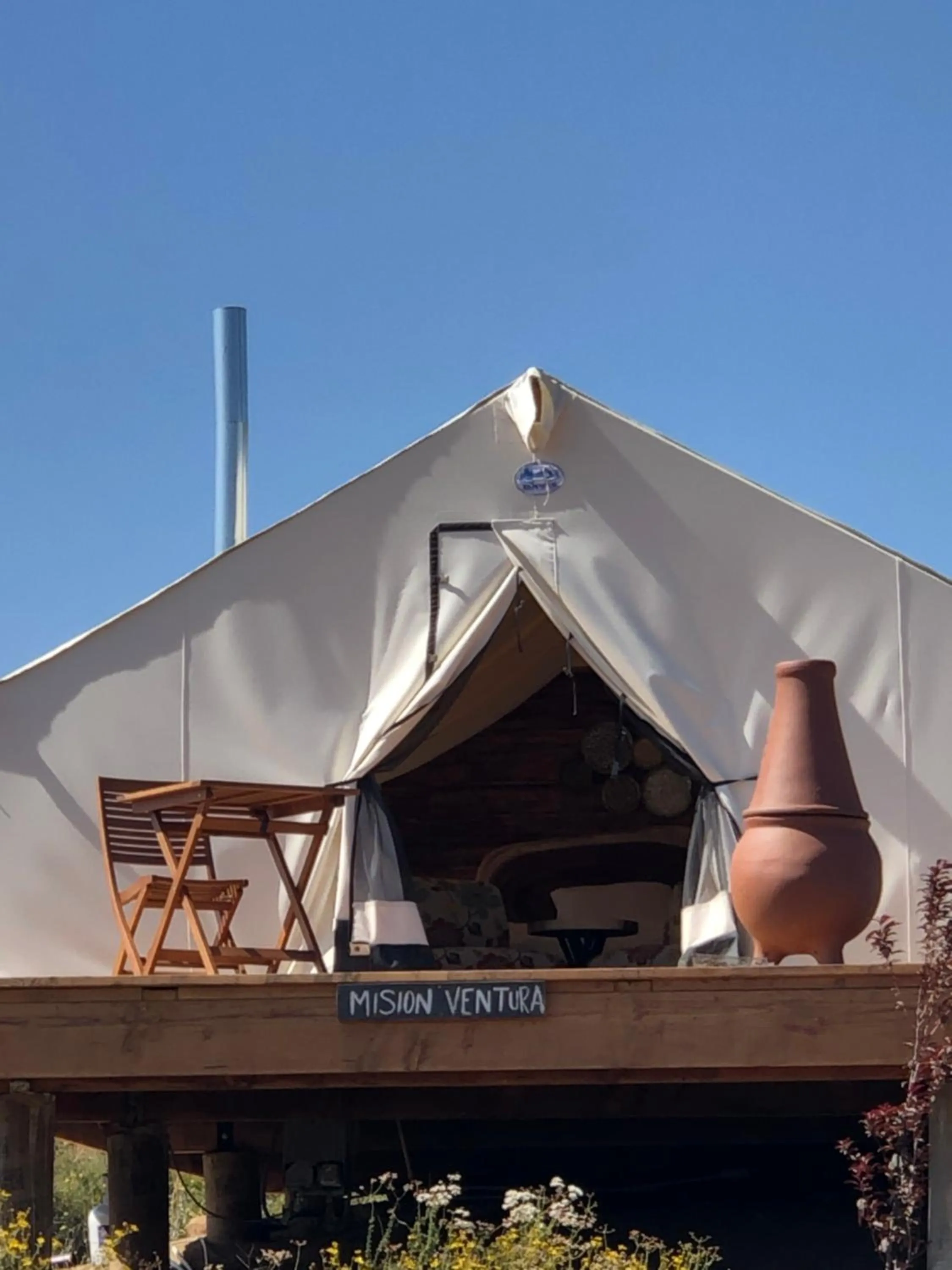 Balcony/Terrace in Casa Misiones Glamping