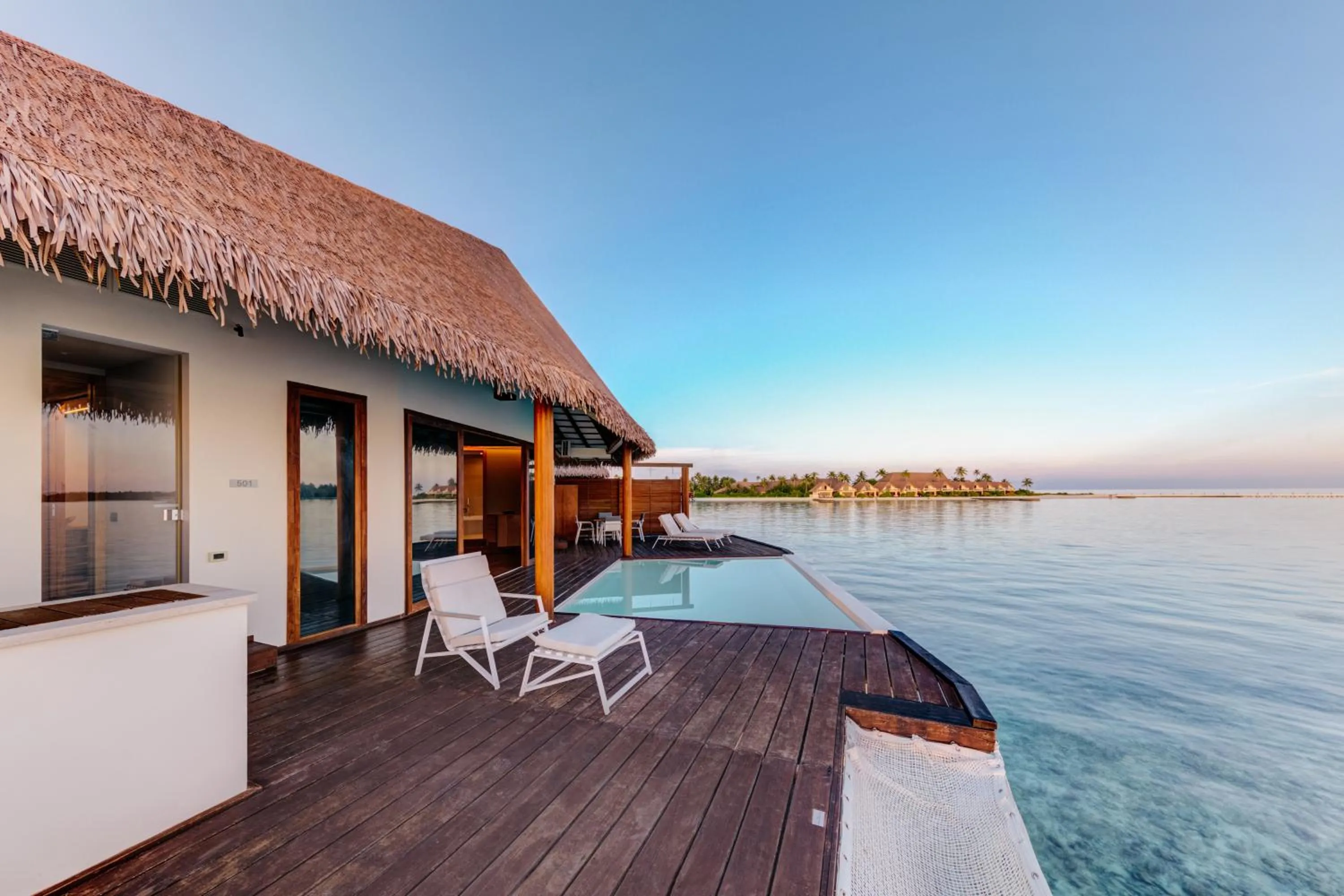 Balcony/Terrace in Cinnamon Velifushi Maldives
