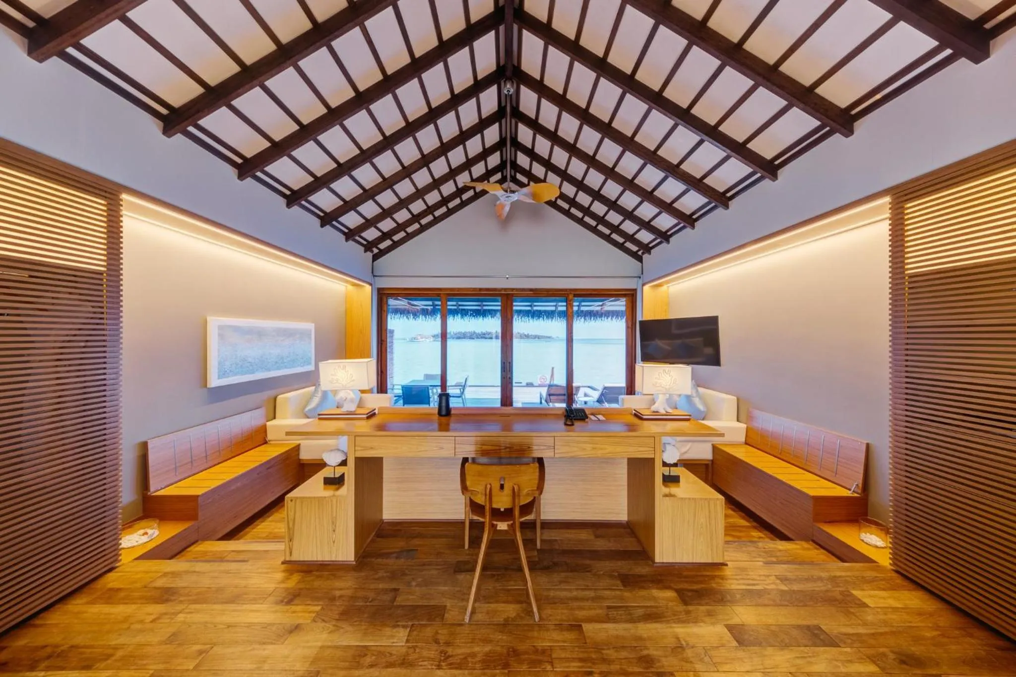 Living room in Cinnamon Velifushi Maldives