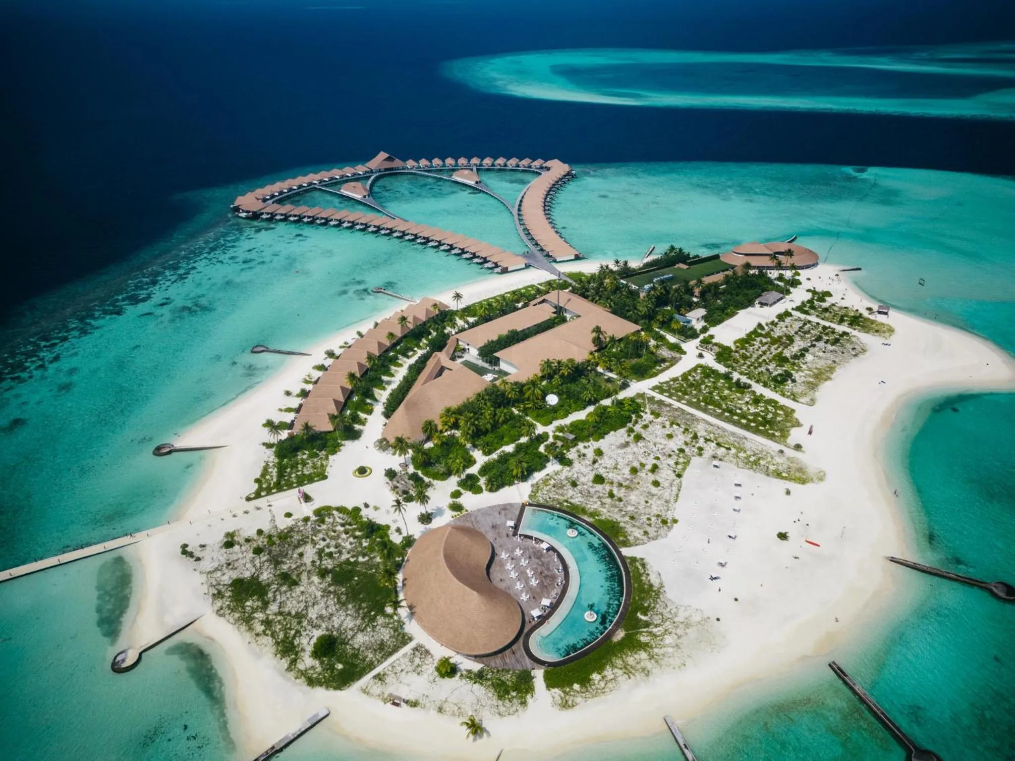 Bird's eye view in Cinnamon Velifushi Maldives