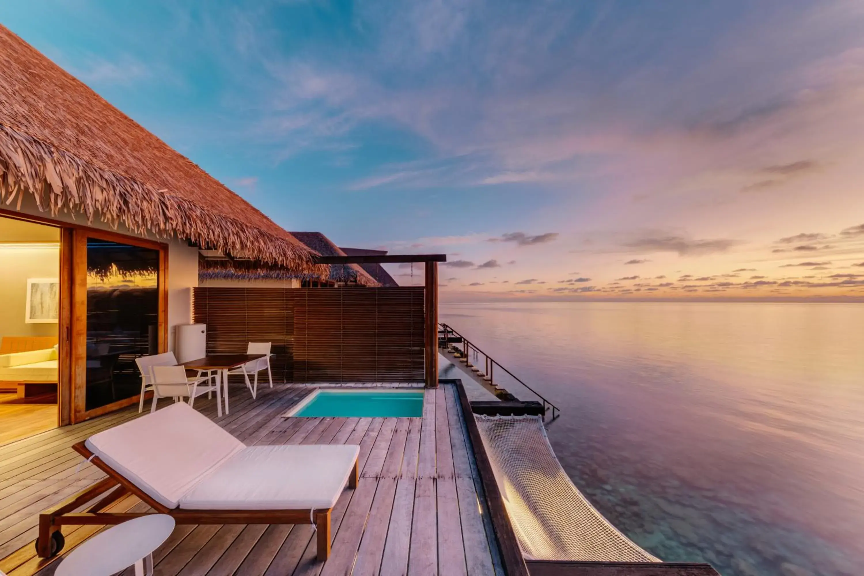 Sunset Water Bungalow with Jacuzzi - One-way FREE speedboat Transfers | Valid for book dates & stay dates starting 1st October 2025 in Cinnamon Velifushi Maldives - Free One-Way Speedboat and 02 Kids Under 12 Stay & Dine Free Sunset Water Bungalow with Jacuzzi - One-way FREE speedboat Transfers | Valid for book dates & stay dates starting 1st October 2025 in Cinnamon Velifushi Maldives - Free One-Way Speedboat and 02 Kids Under 12 Stay & Dine Free