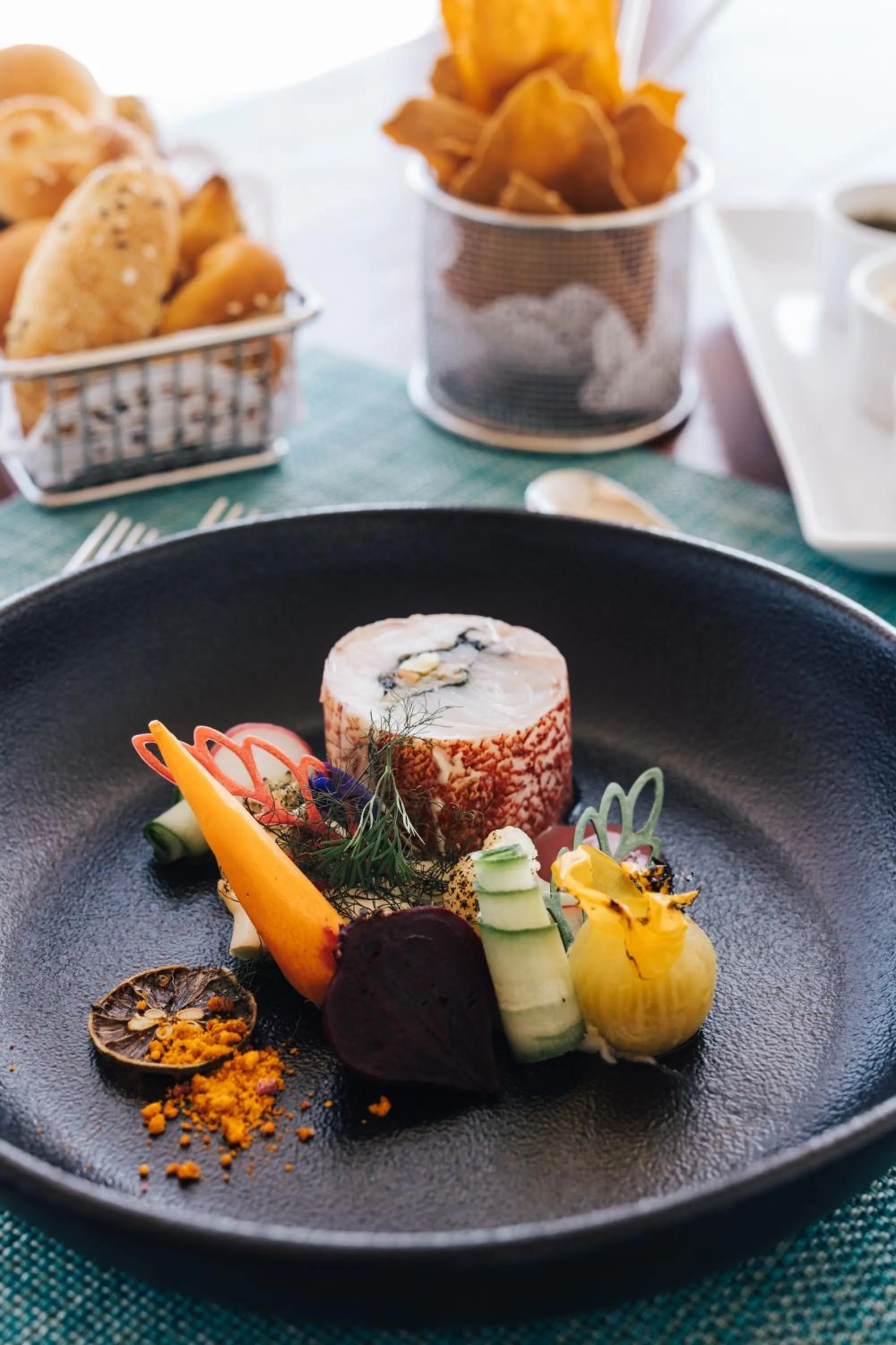 Food close-up in Cinnamon Velifushi Maldives