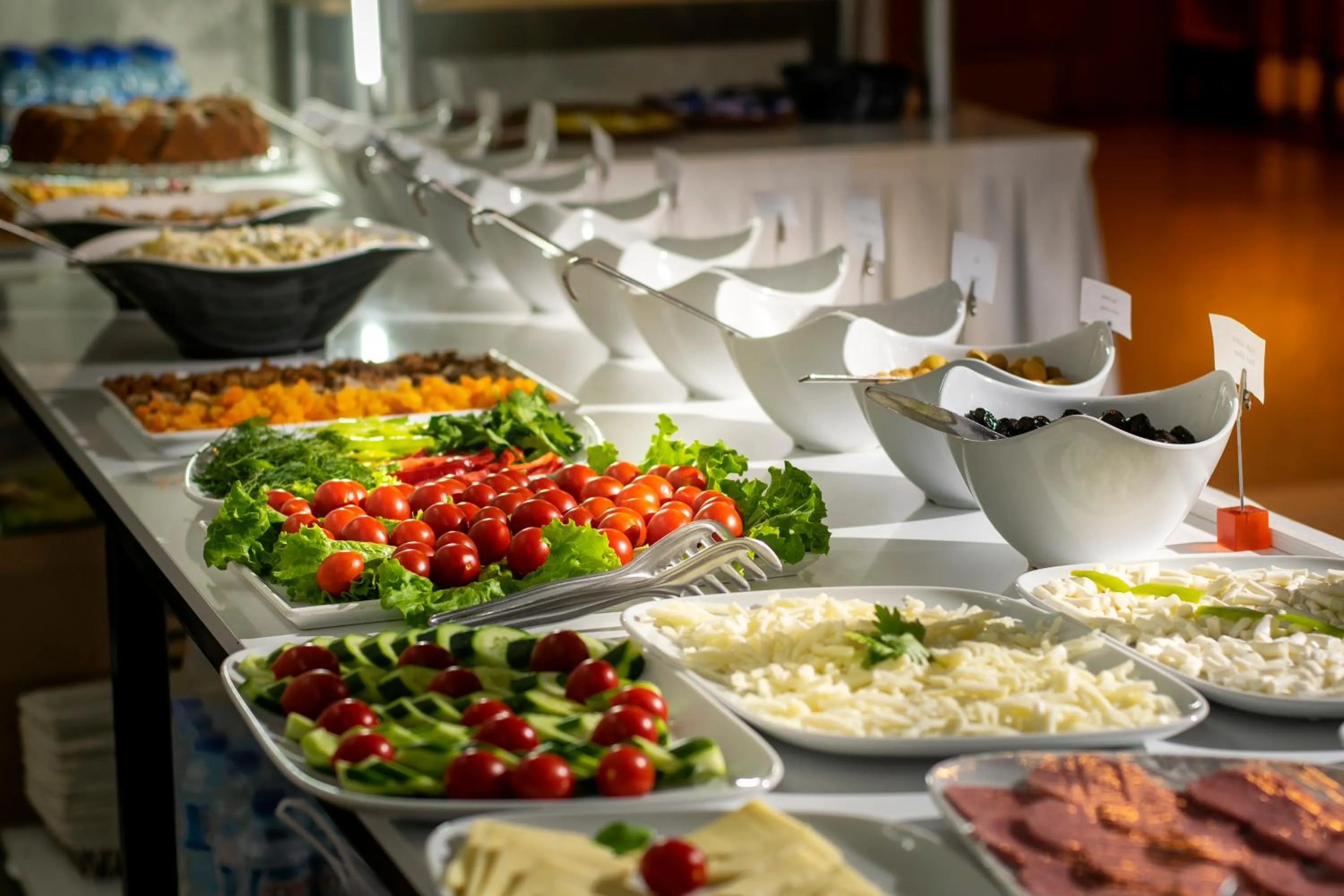 Buffet breakfast in MARINN DELUXE HOTEL