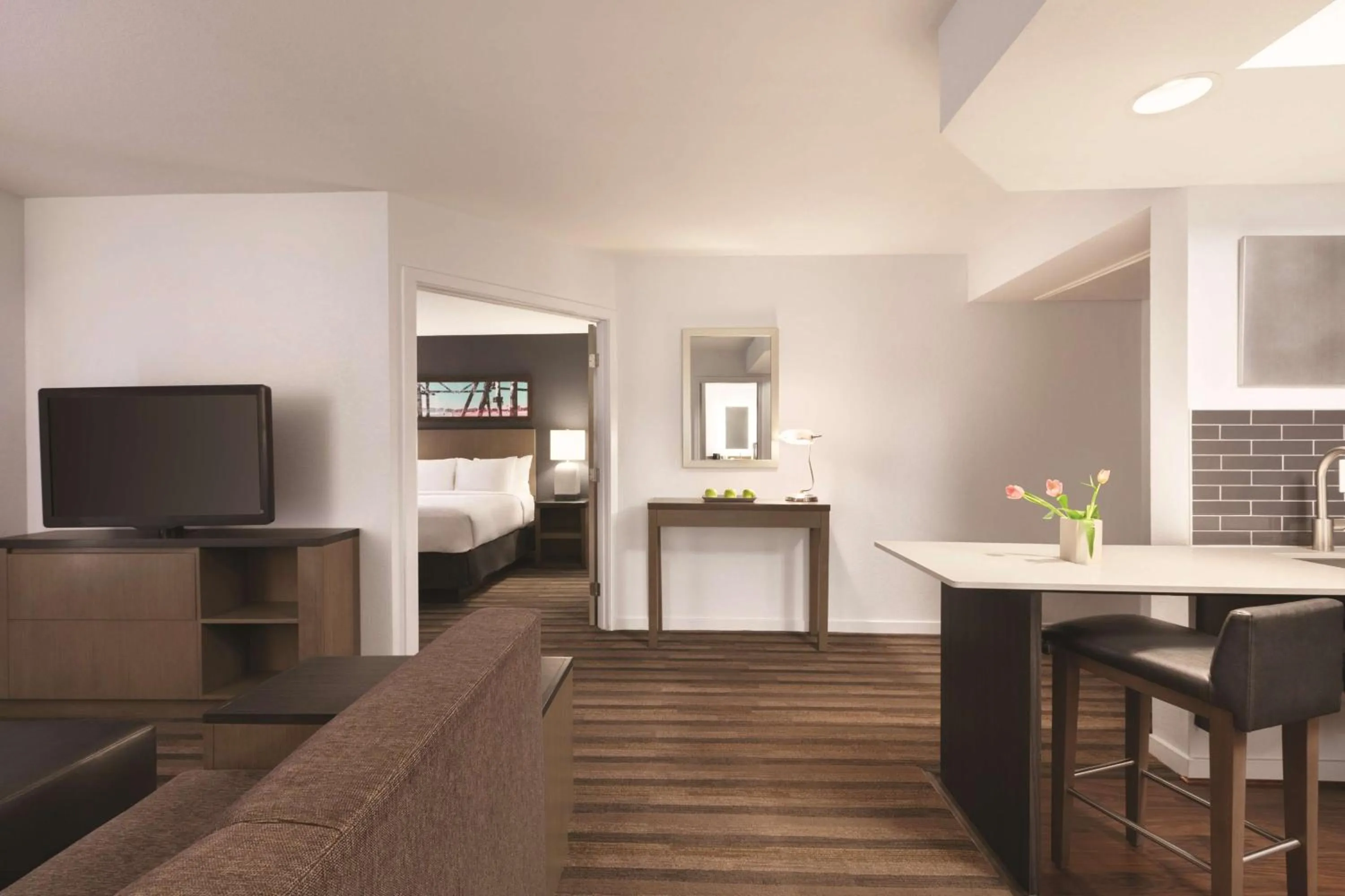 Photo of the whole room in Hyatt House Boston/Burlington