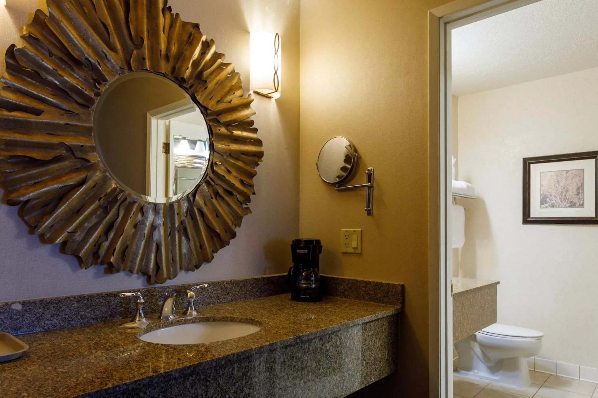 Toilet in Gold Country Inn and Casino by Red Lion Hotels