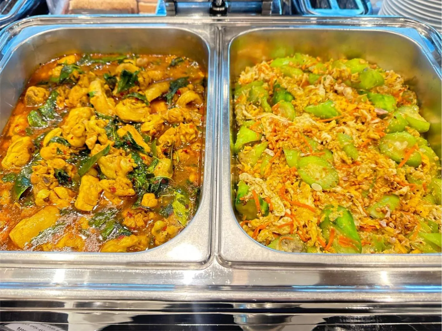 Buffet breakfast in Belle Grand Hotel