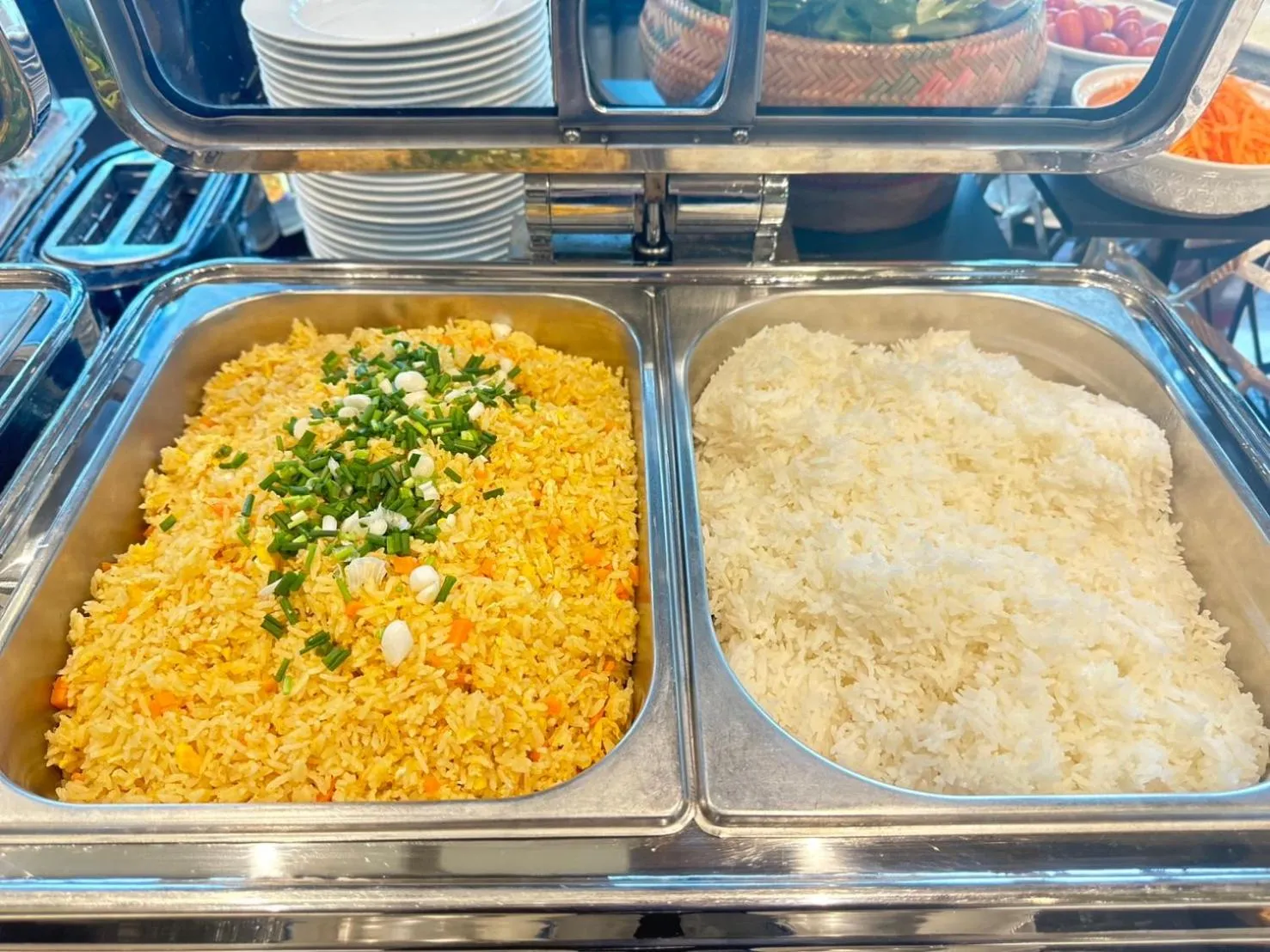 Buffet breakfast in Belle Grand Hotel