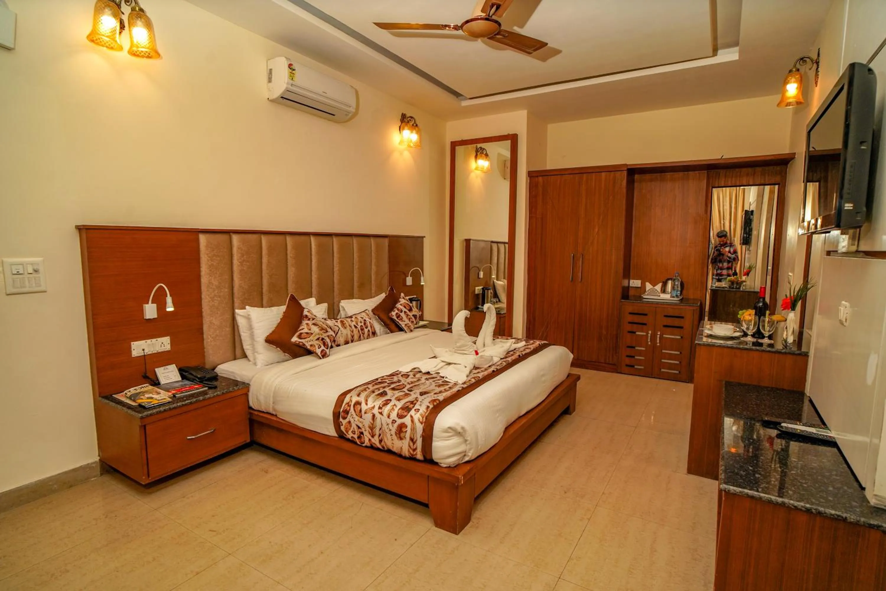 Floor plan, Bed in Excel Hotels and Resorts Bhimtal