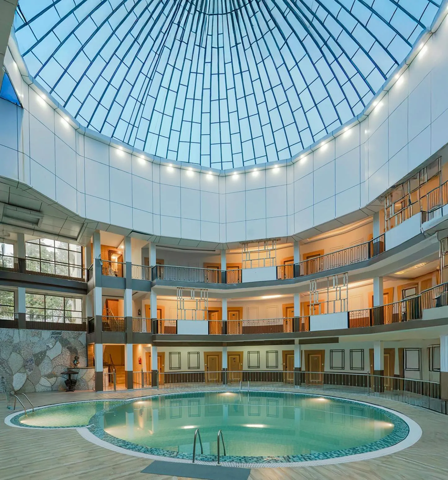 Swimming pool in Excel Hotels and Resorts Bhimtal