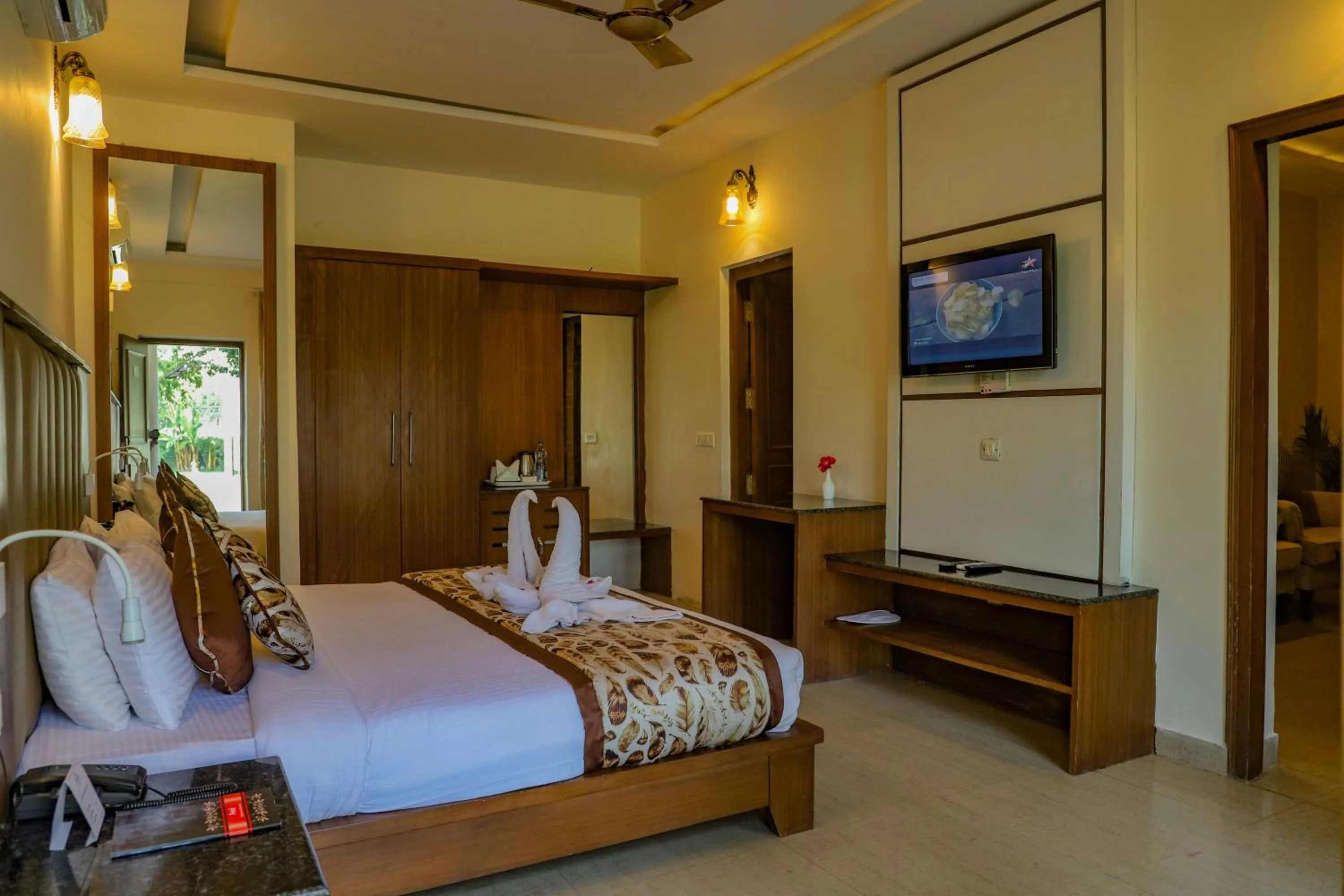 TV and multimedia, Bed in Excel Hotels and Resorts Bhimtal