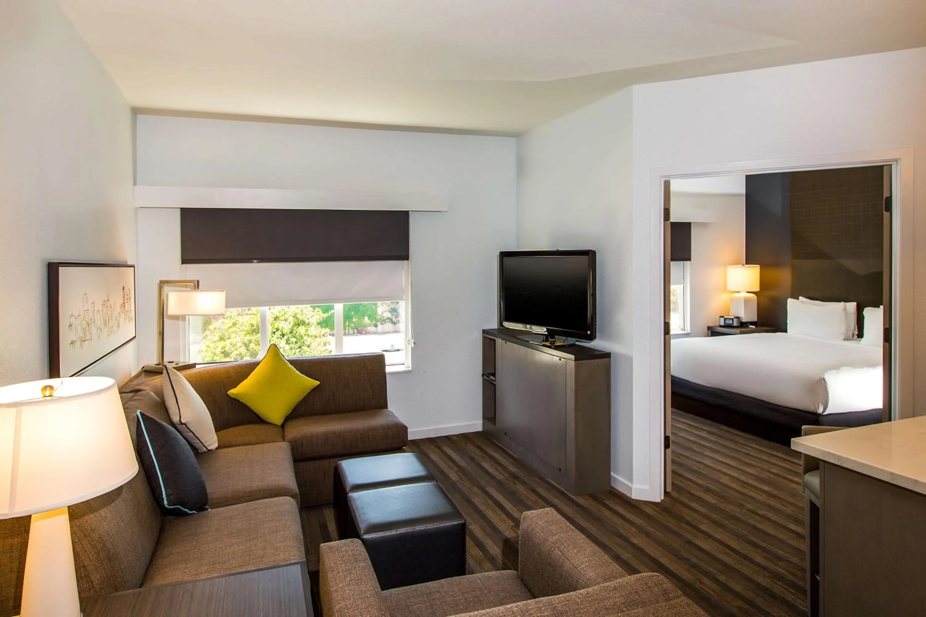 Bedroom, Bed in Hyatt House Santa Clara