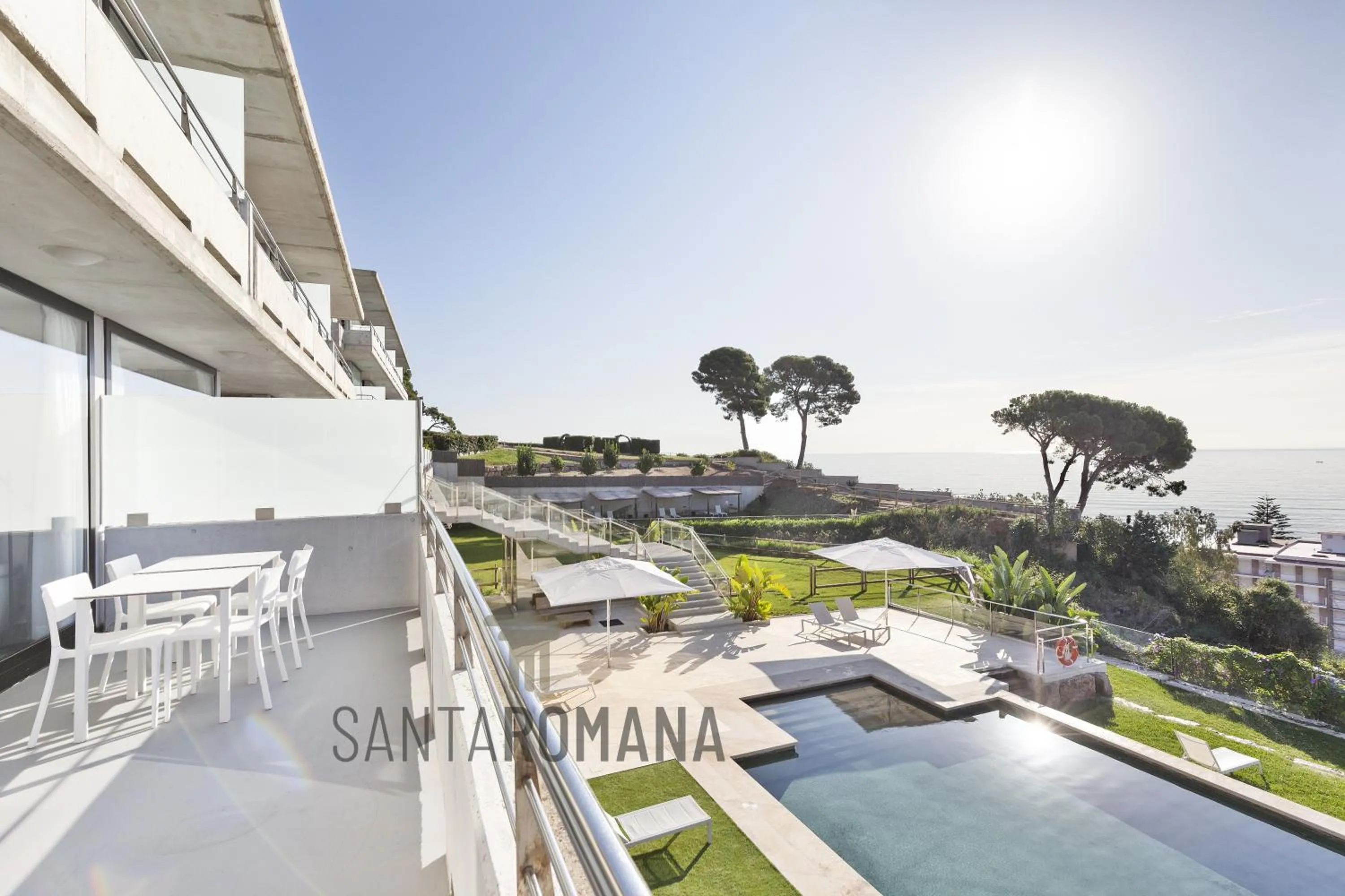 Balcony/Terrace in Santa Romana Apartments & Suites