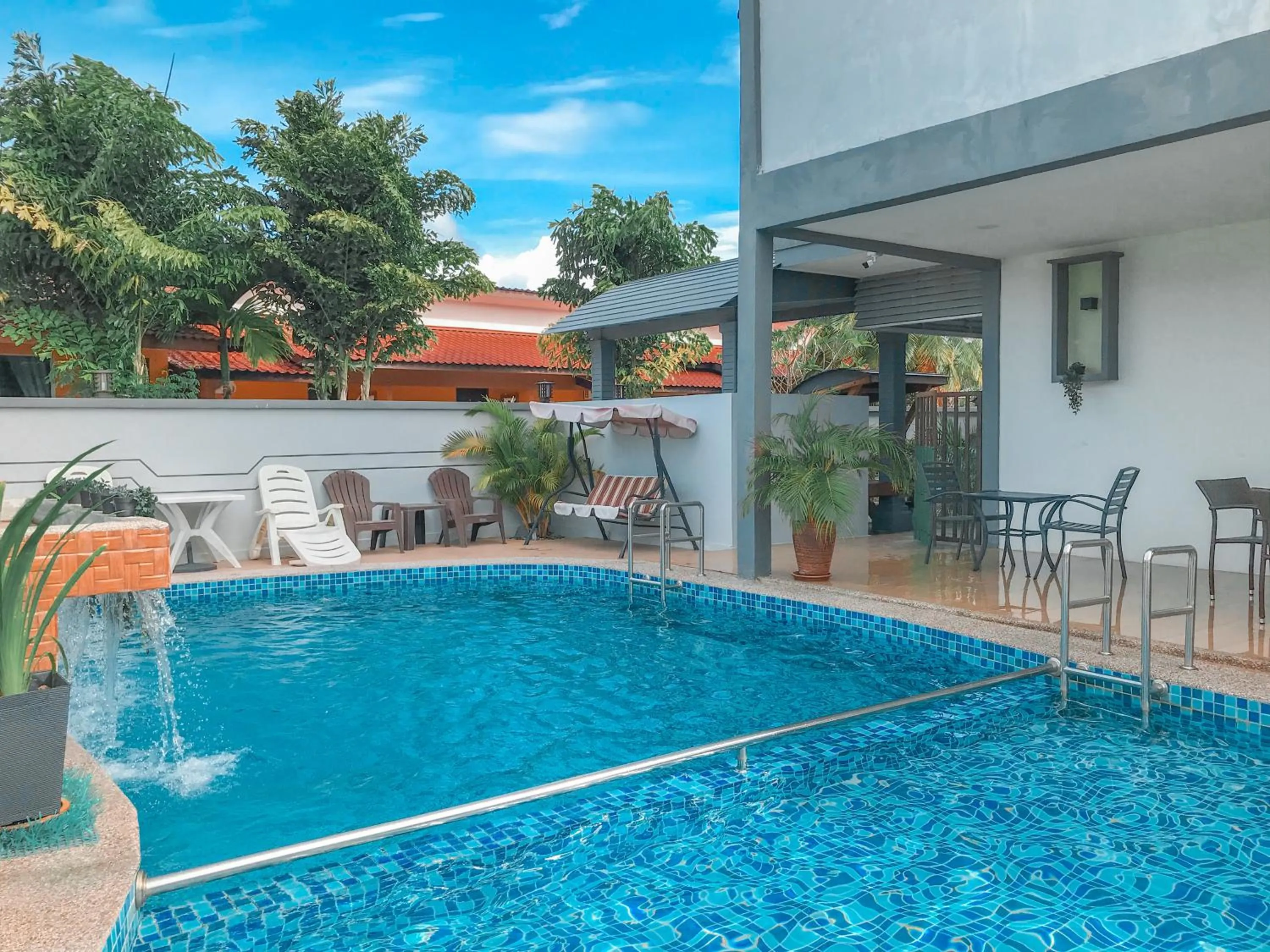 Pool view in Norshah Village Resort