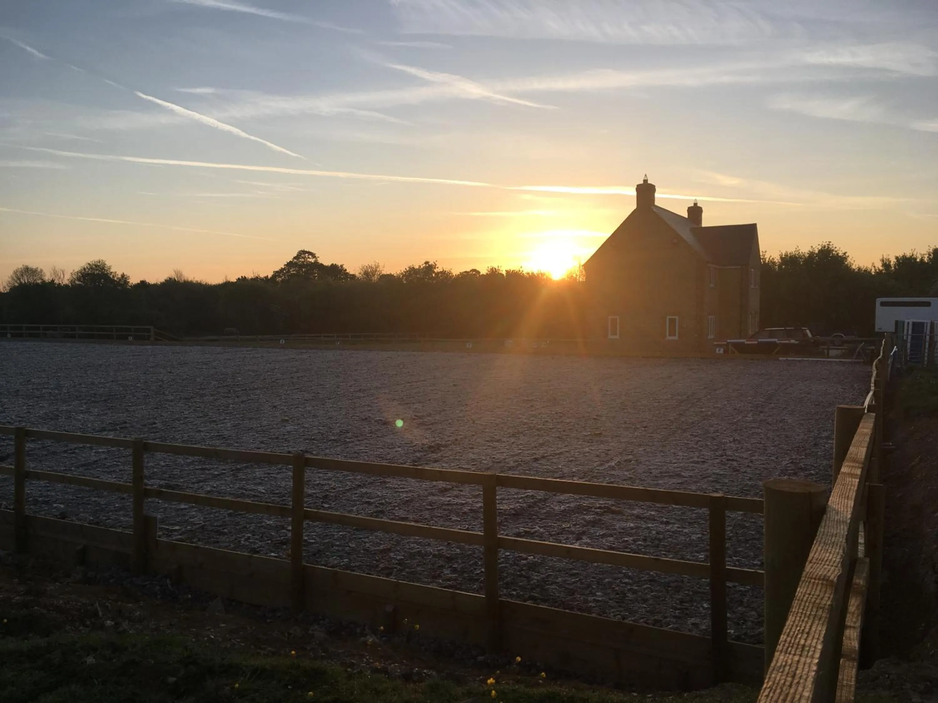 Sunset in Folly Fields Farm B&B