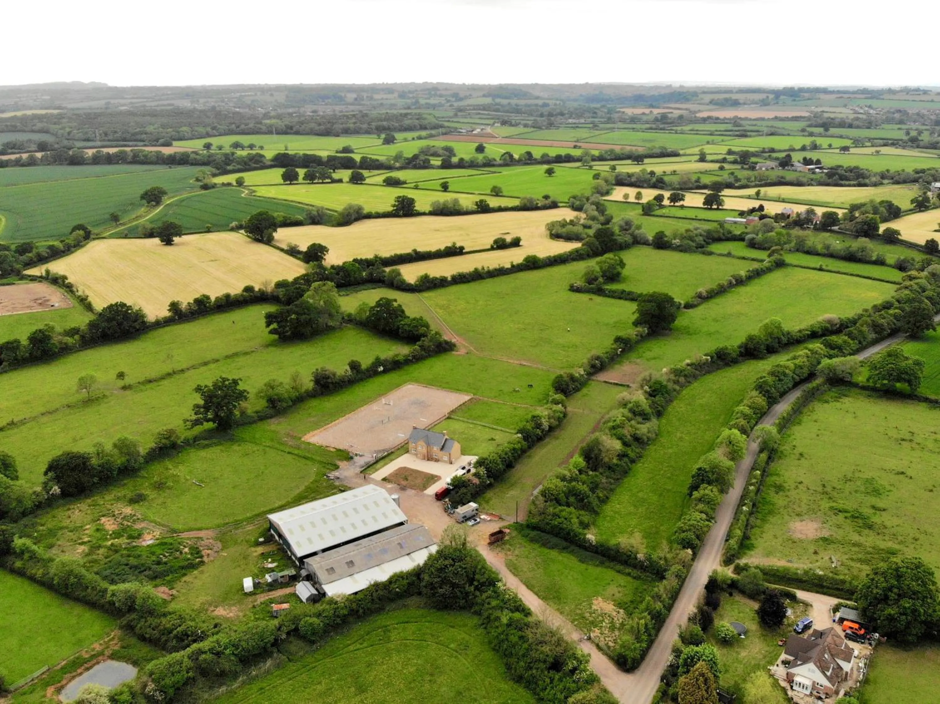 Bird's eye view in Folly Fields Farm B&B