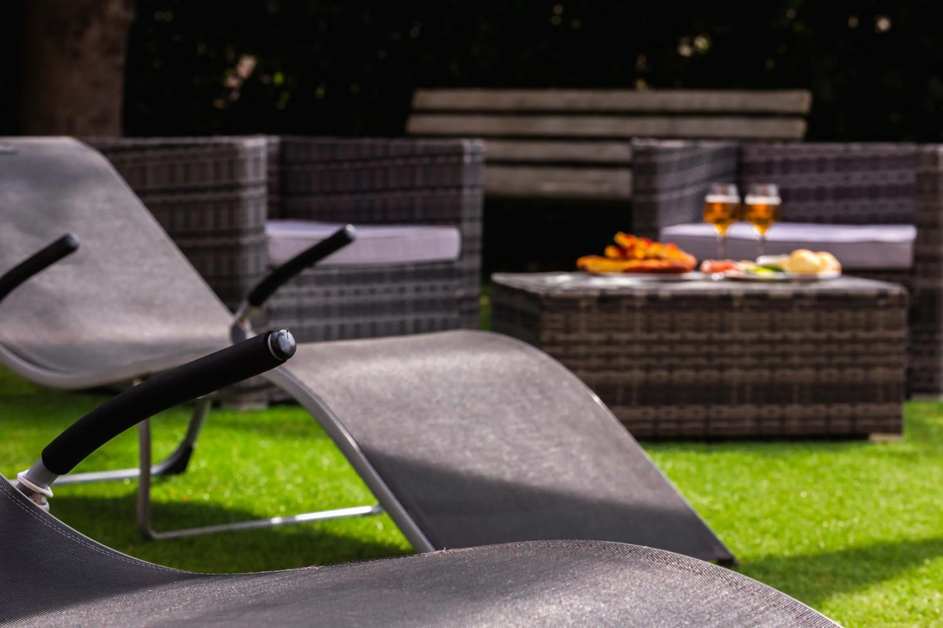 Garden view in Benvenuti in puglia