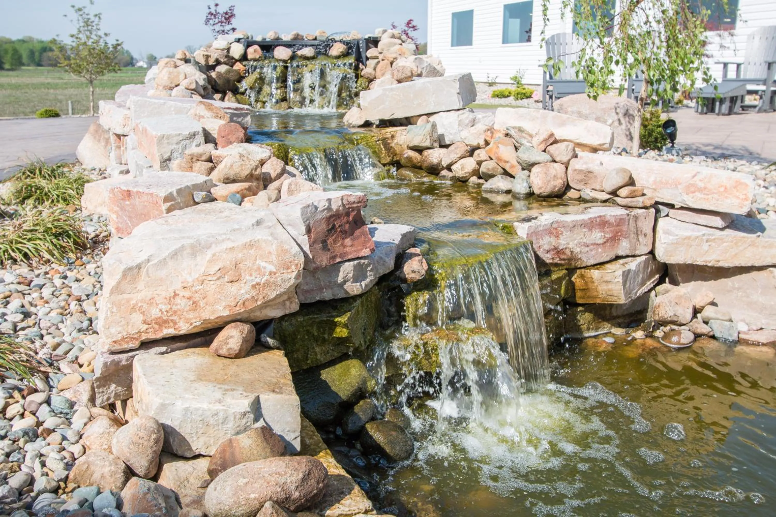 Patio in Blue Gate Garden Inn