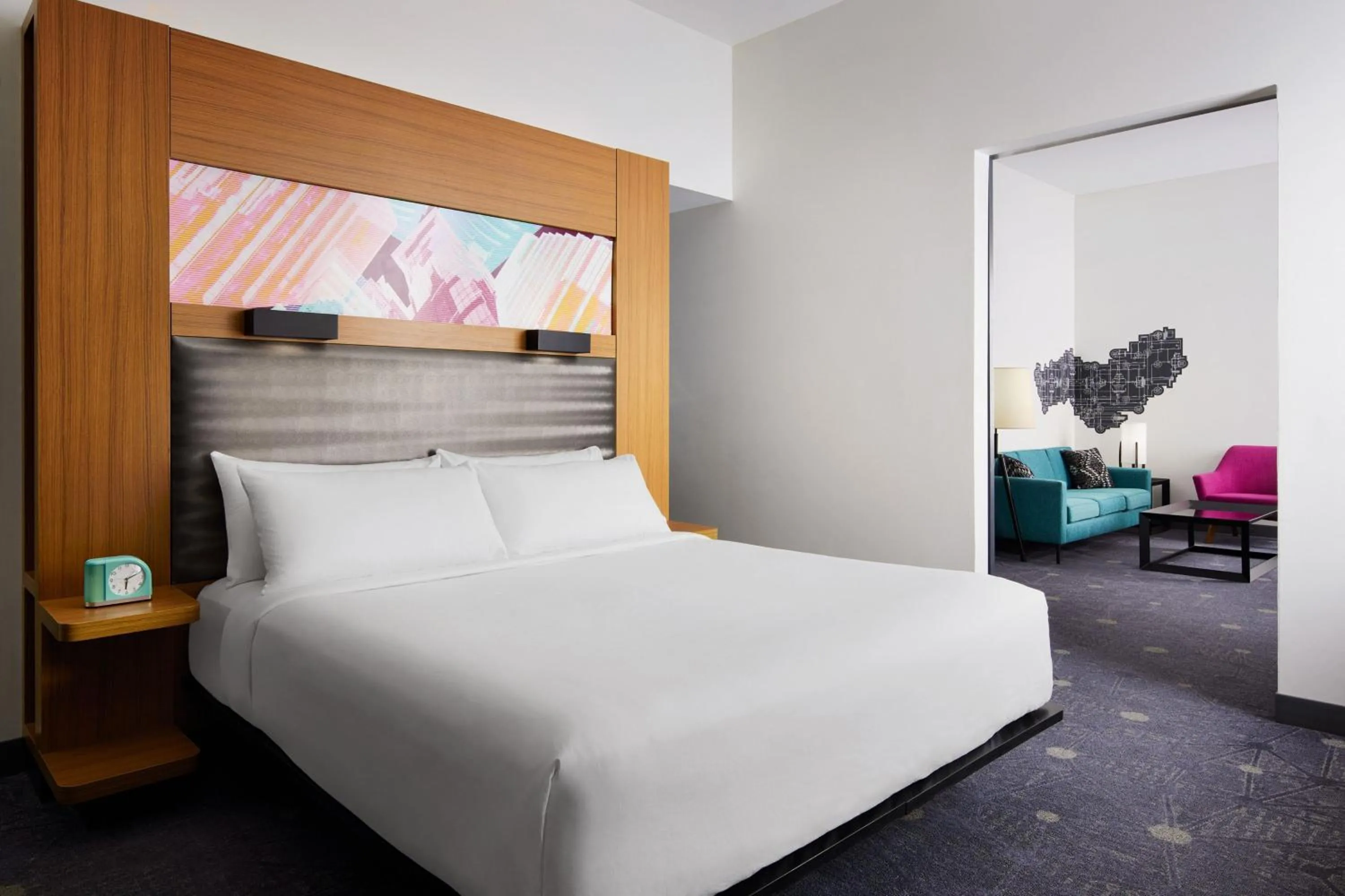Bedroom, Bed in Aloft Leawood-Overland Park