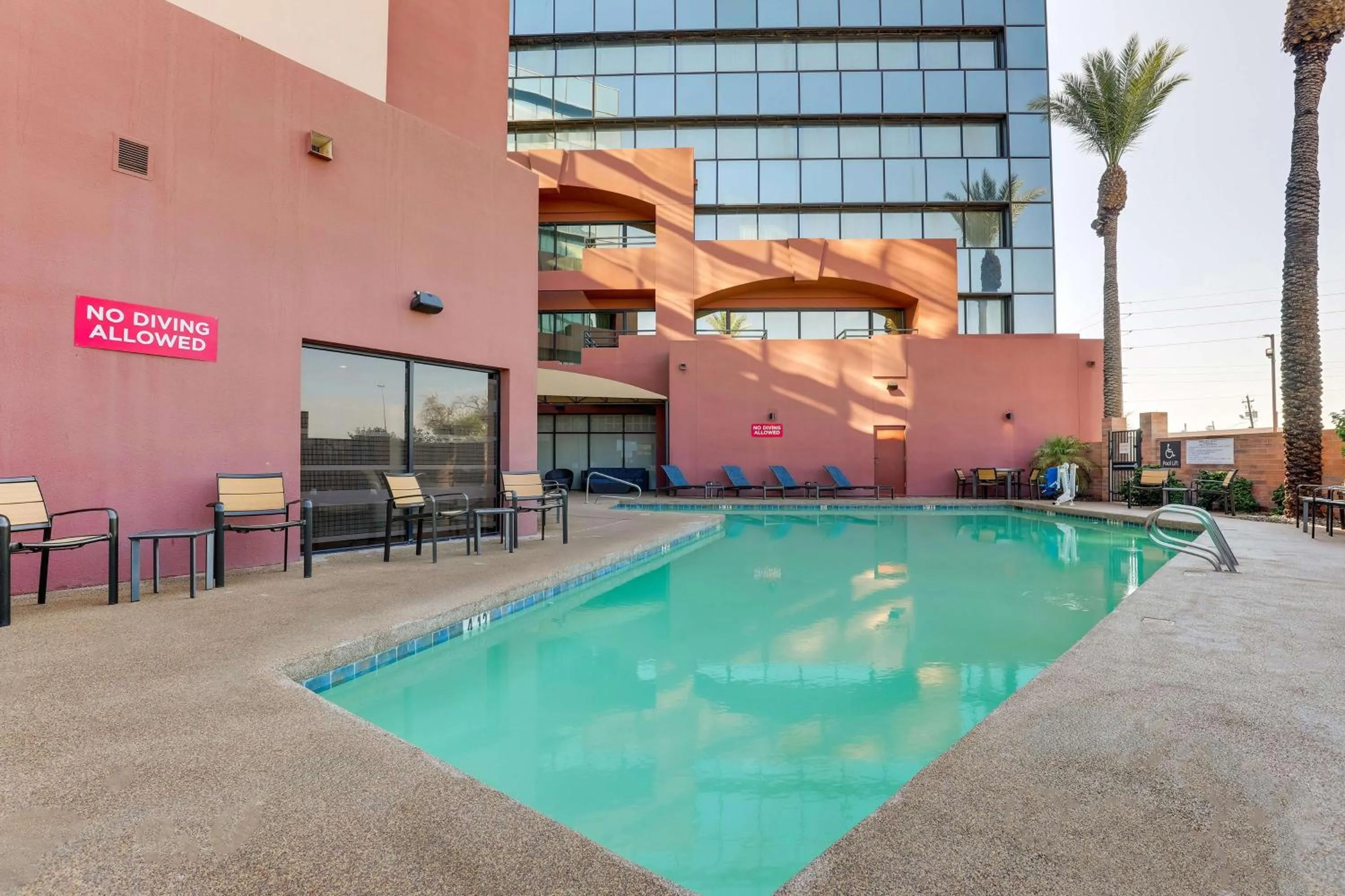 Pool view in Drury Inn & Suites Phoenix Airport