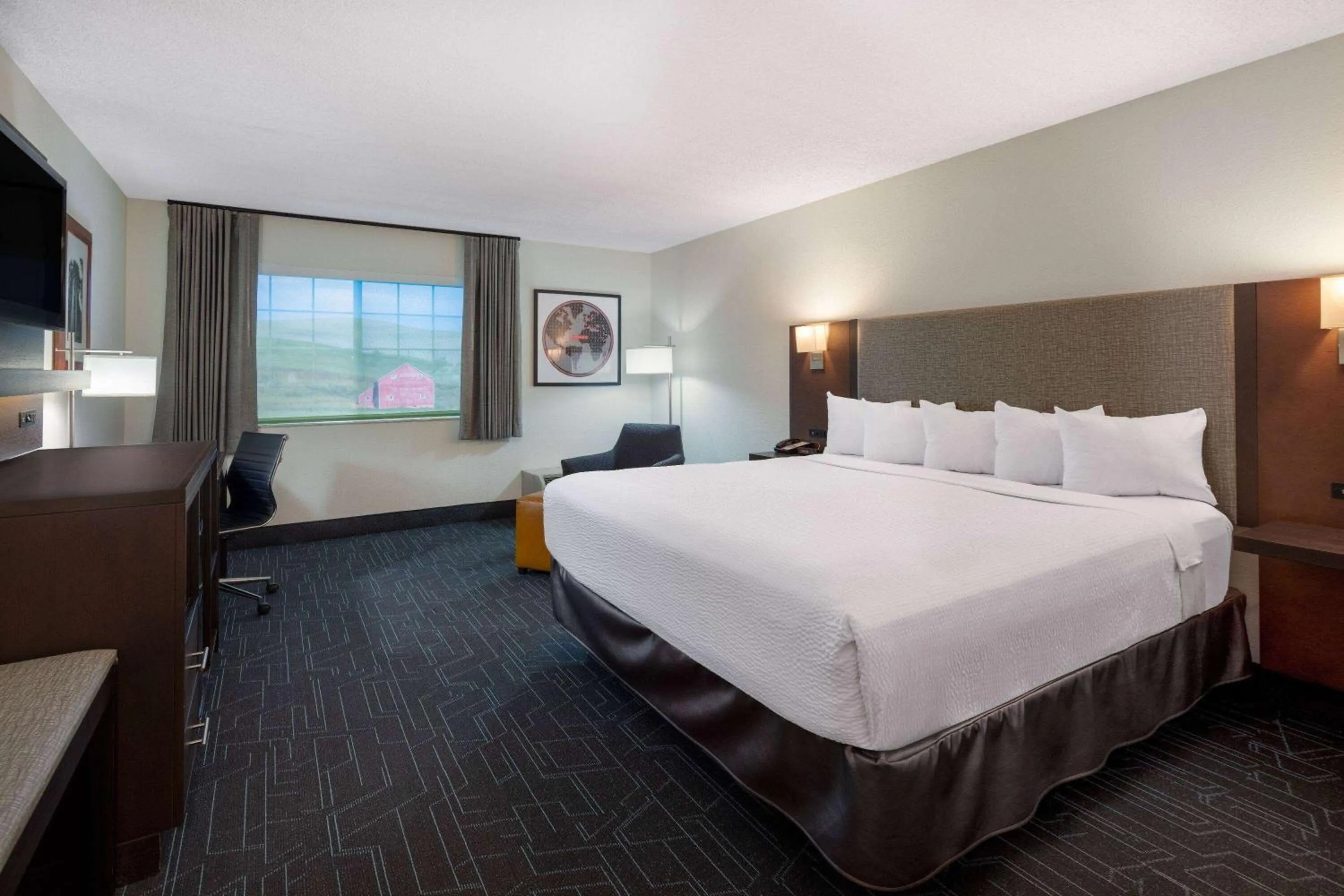Photo of the whole room, Bed in Ramada by Wyndham Spokane Airport
