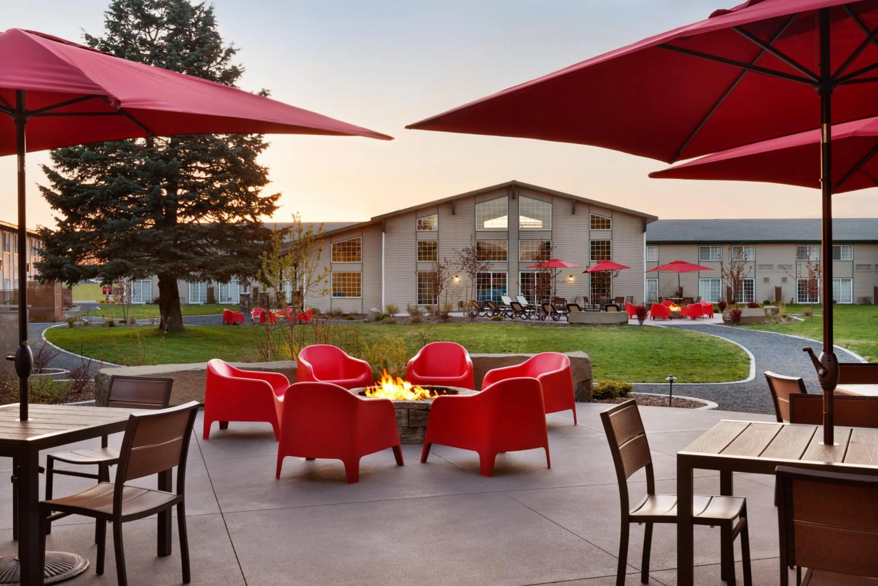 Patio in Ramada by Wyndham Spokane Airport