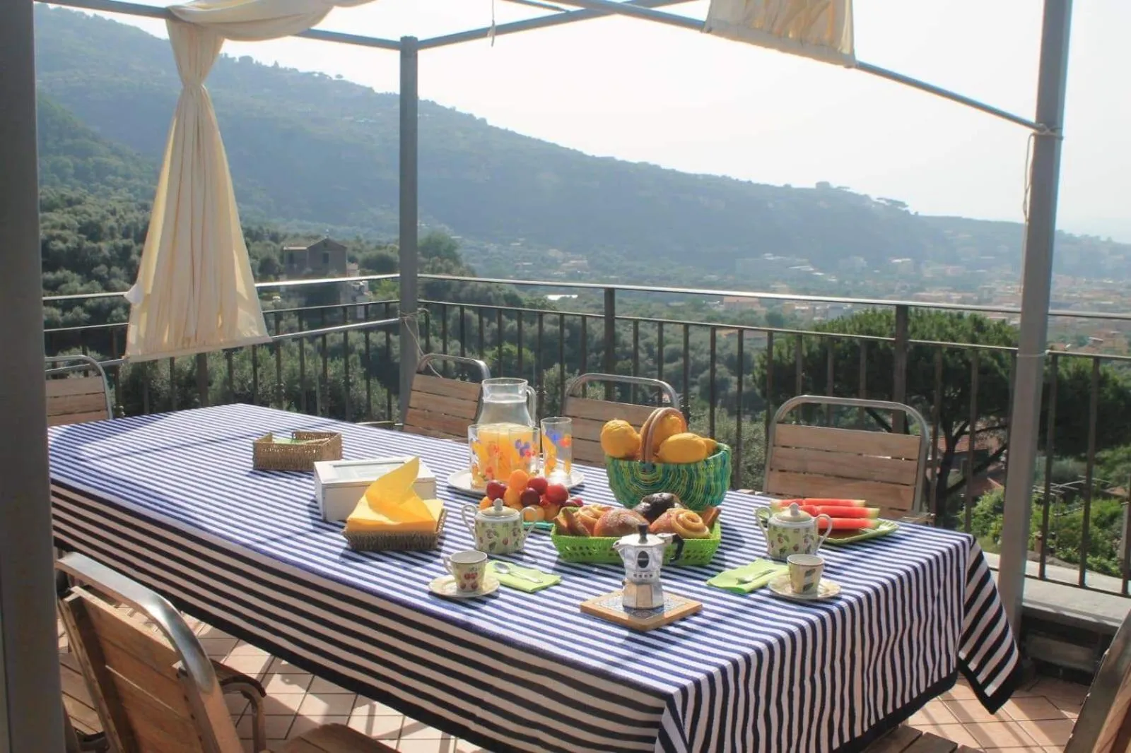 Balcony/Terrace in B&B DA CHIARA SEA SIGHT