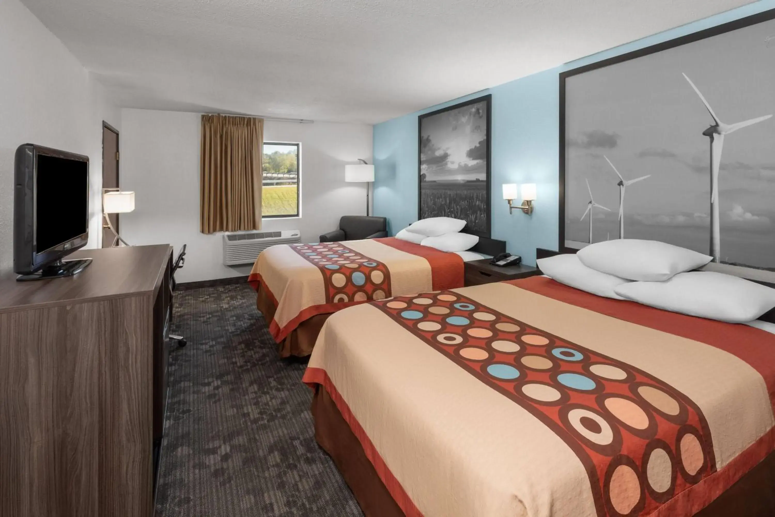 Queen Room with Two Queen Beds - Non-Smoking in Super 8 by Wyndham Rock Port MO Queen Room with Two Queen Beds - Non-Smoking in Super 8 by Wyndham Rock Port MO