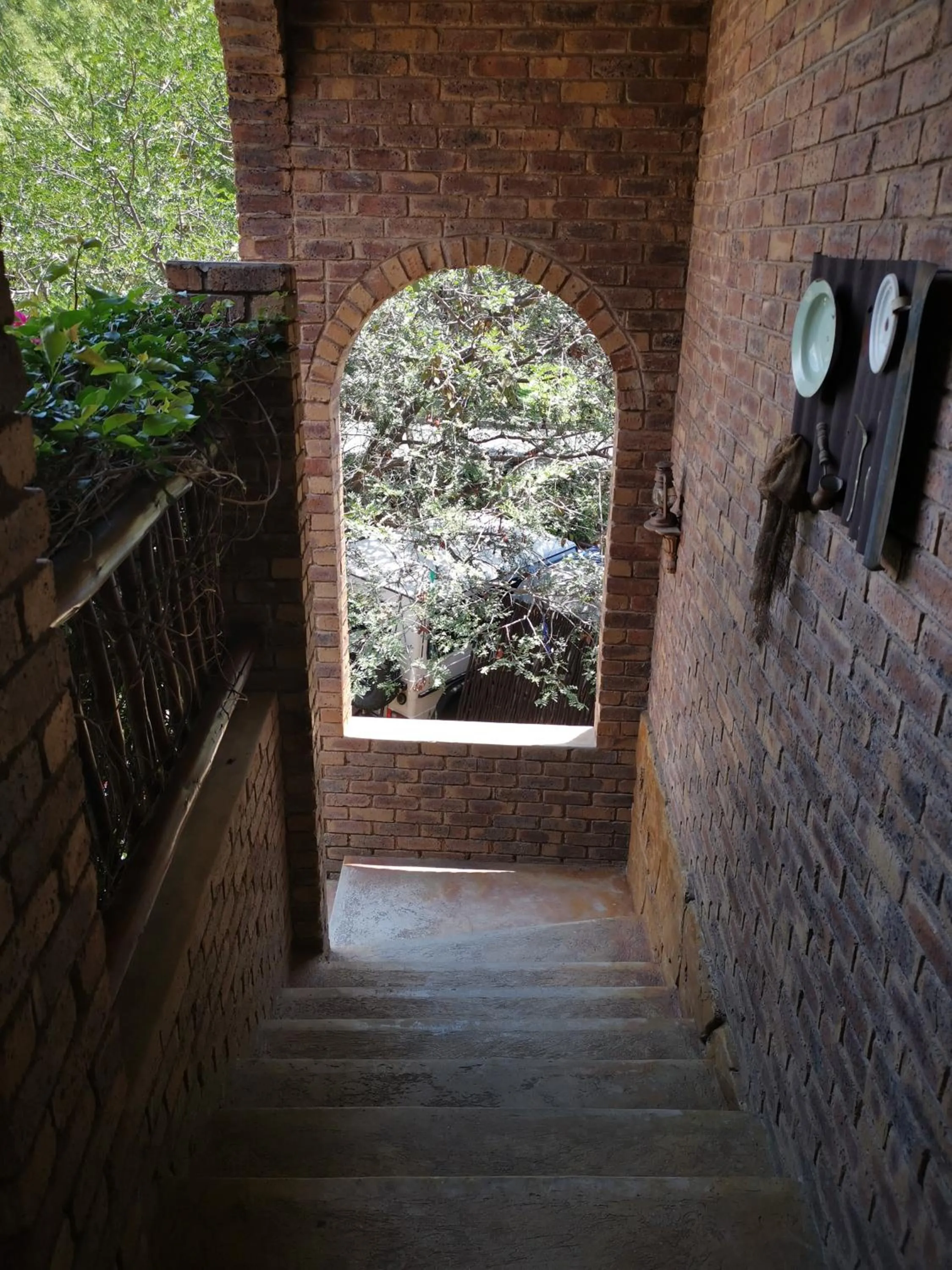 Garden view in Bastille de Blignaut B&B