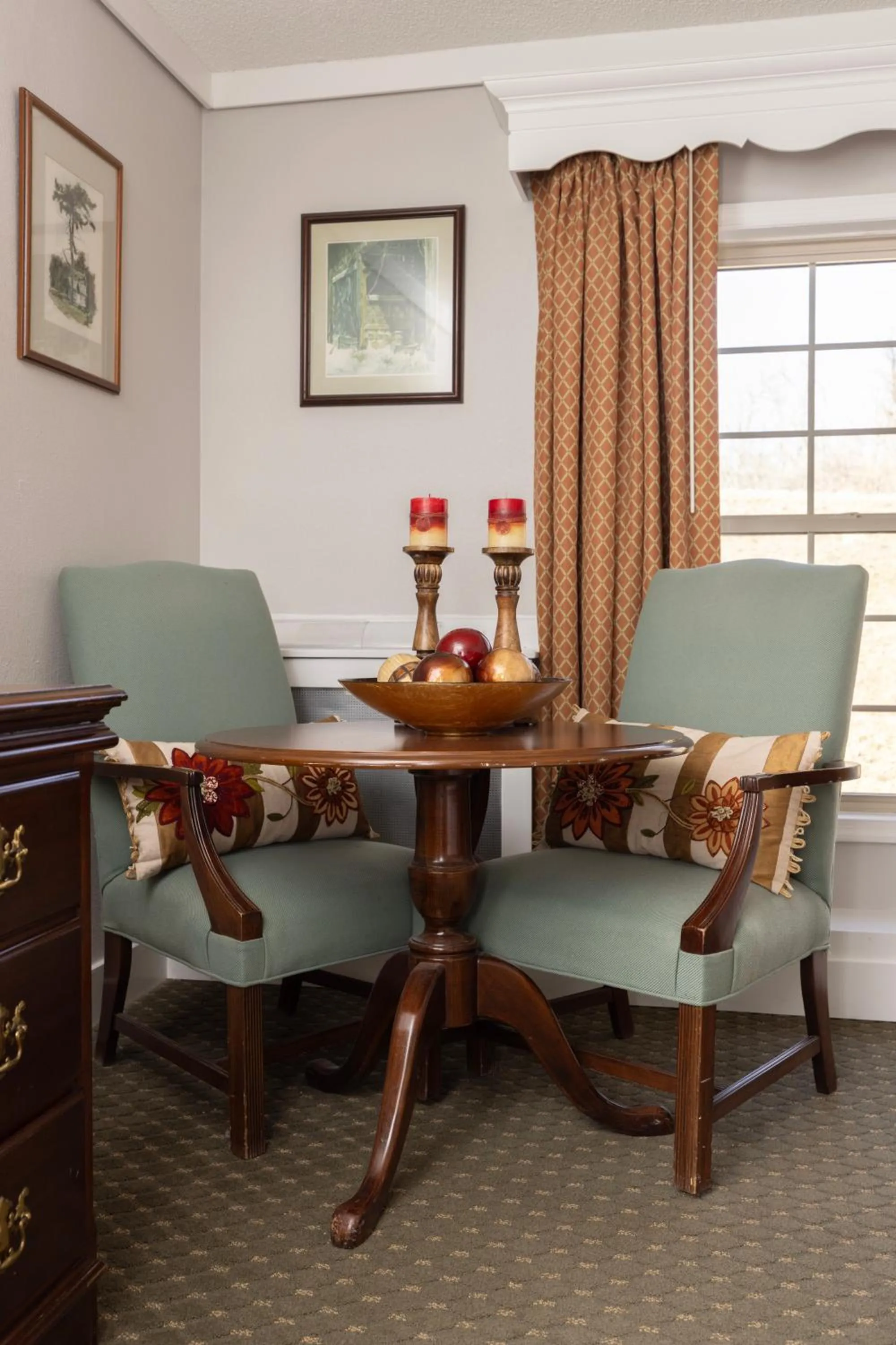 Seating area in Brandywine River Hotel