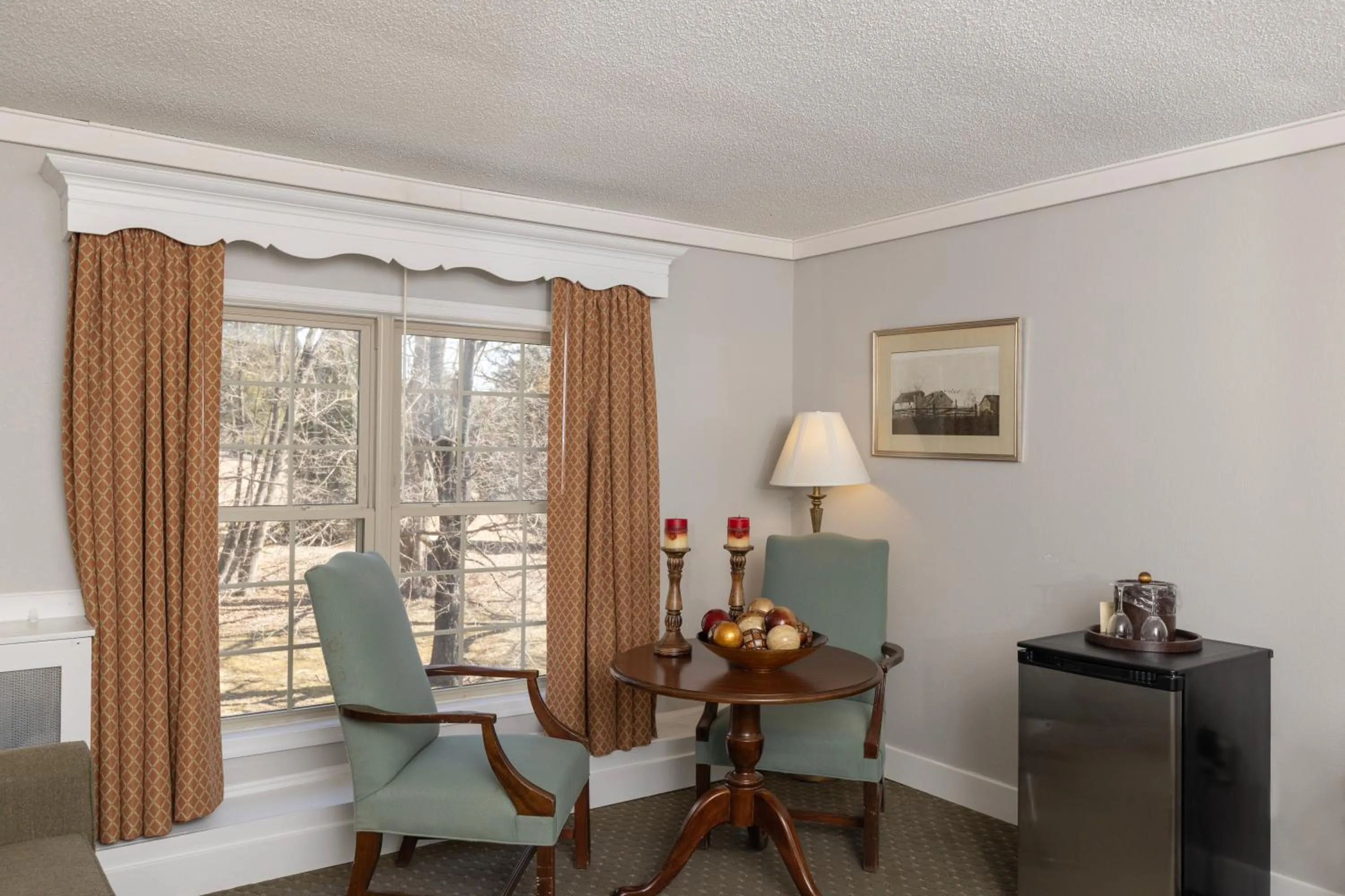 Living room in Brandywine River Hotel