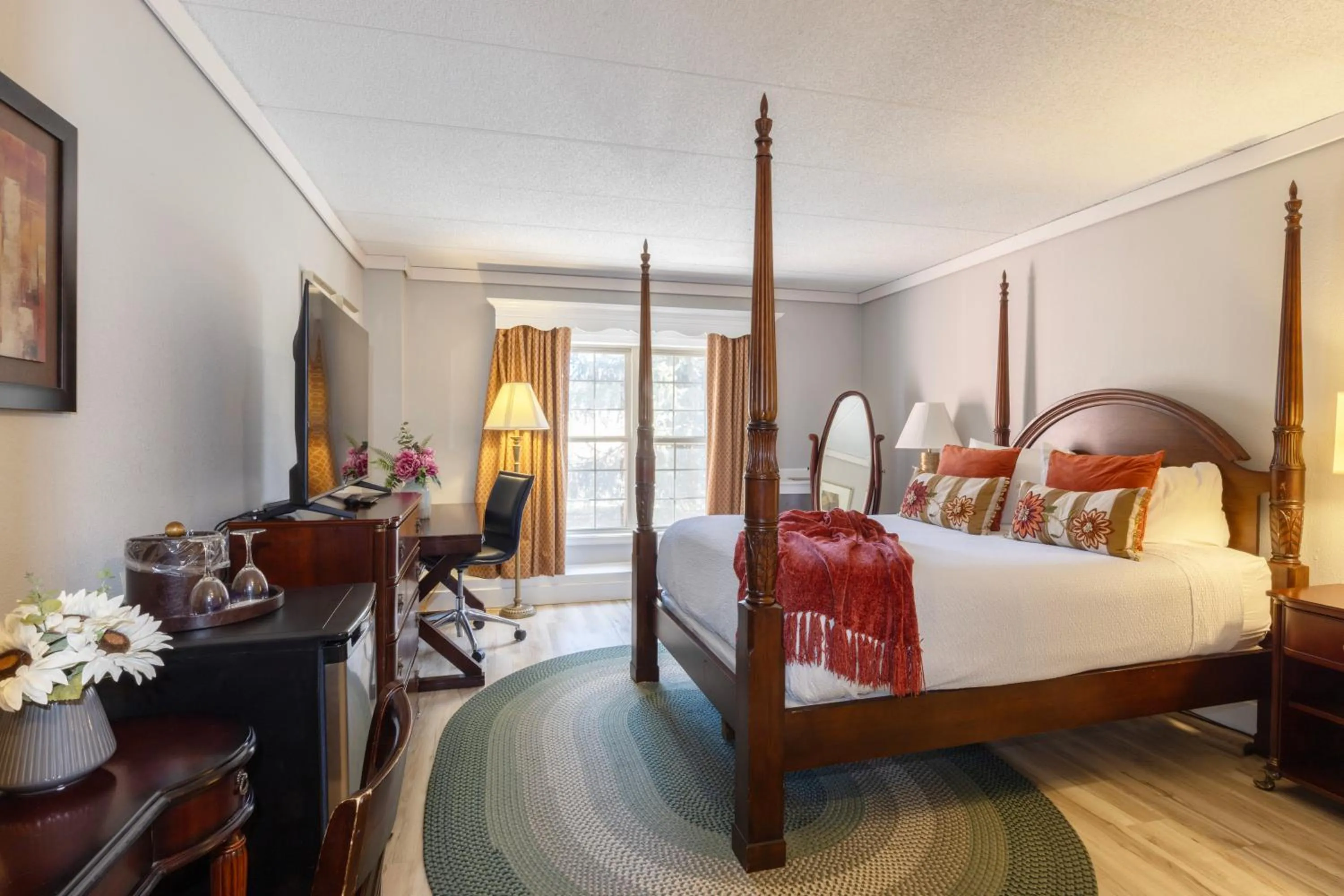 Bed in Brandywine River Hotel