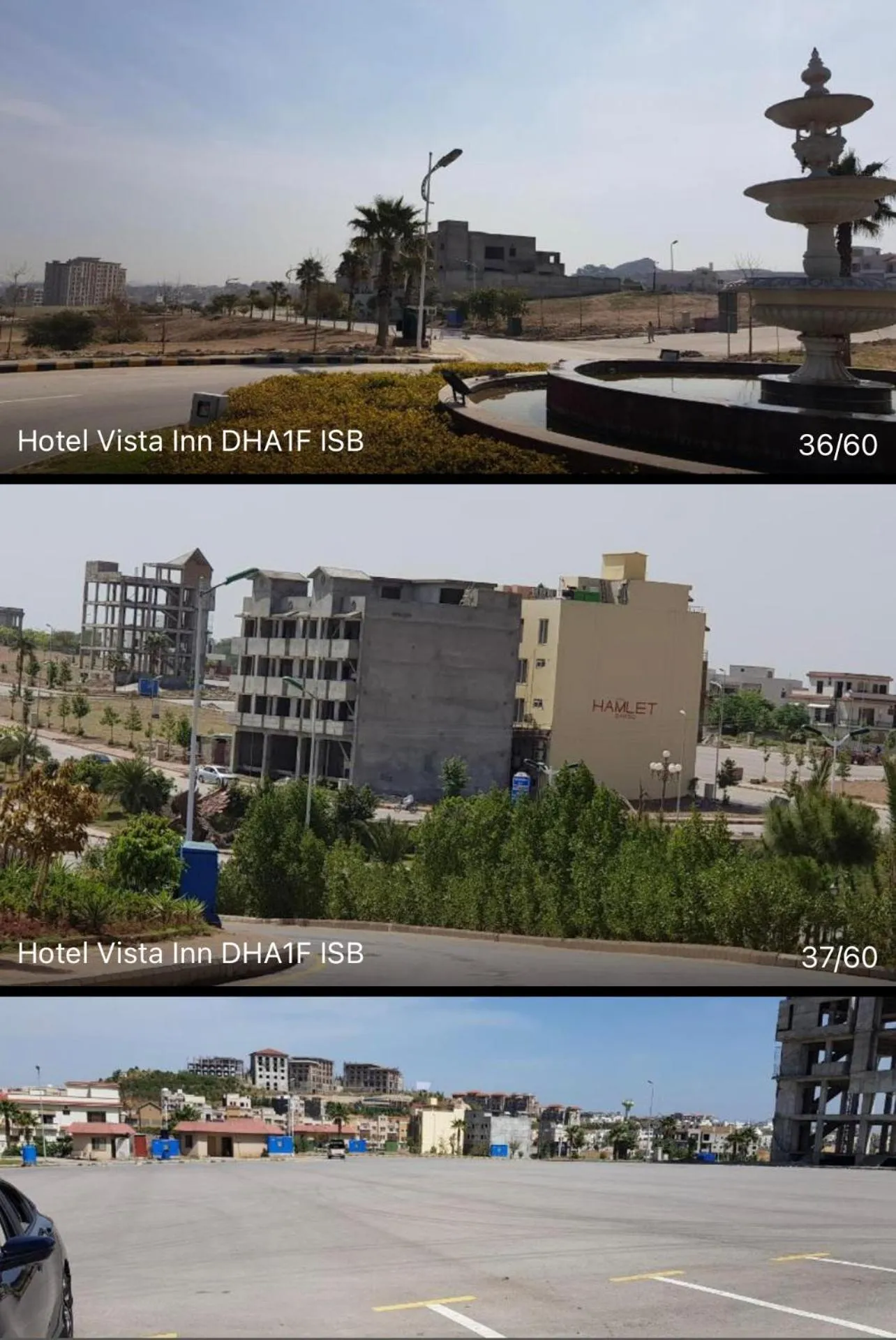 City view in Hotel Vista Inn DHA