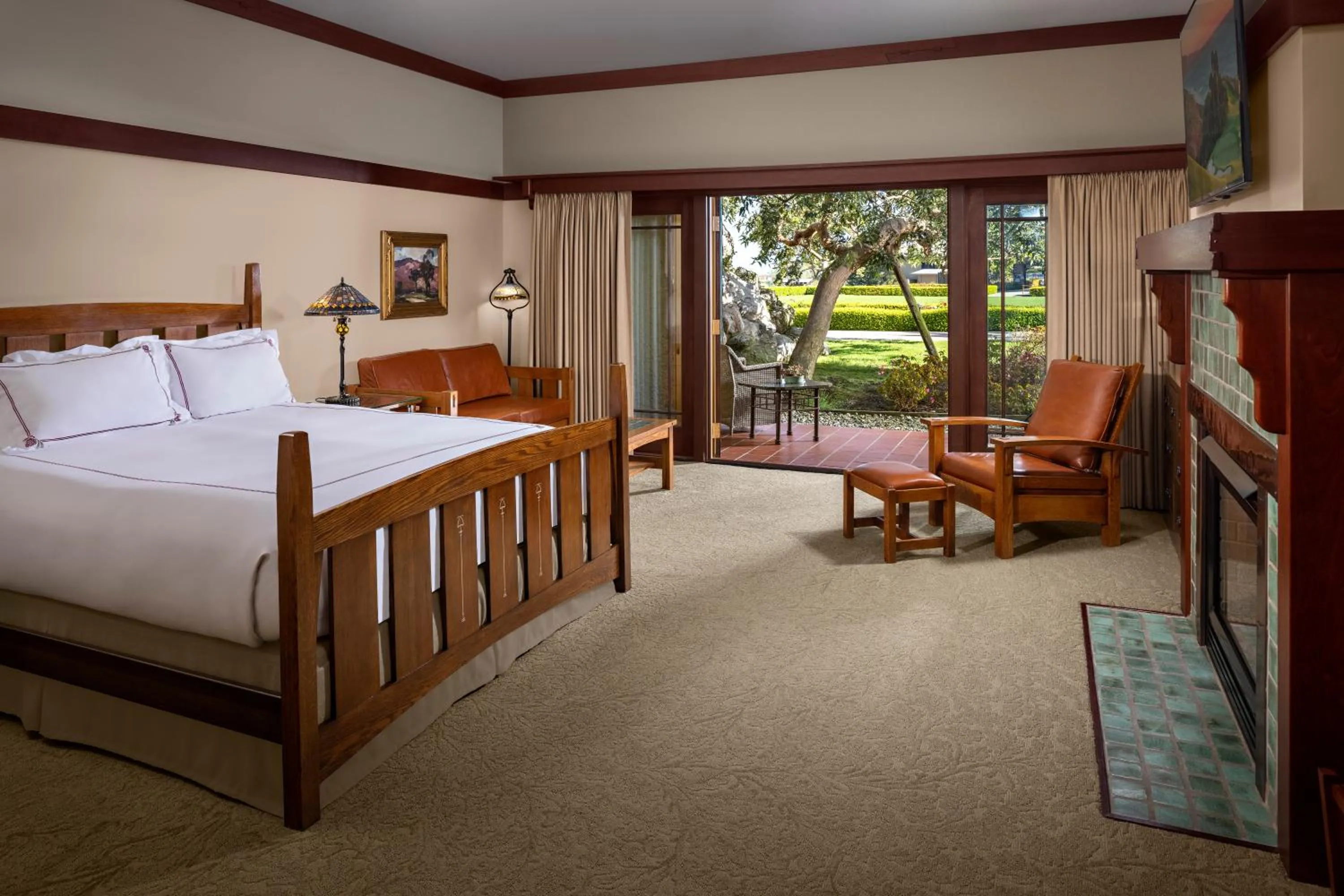 Bedroom, Bed in The Lodge at Torrey Pines