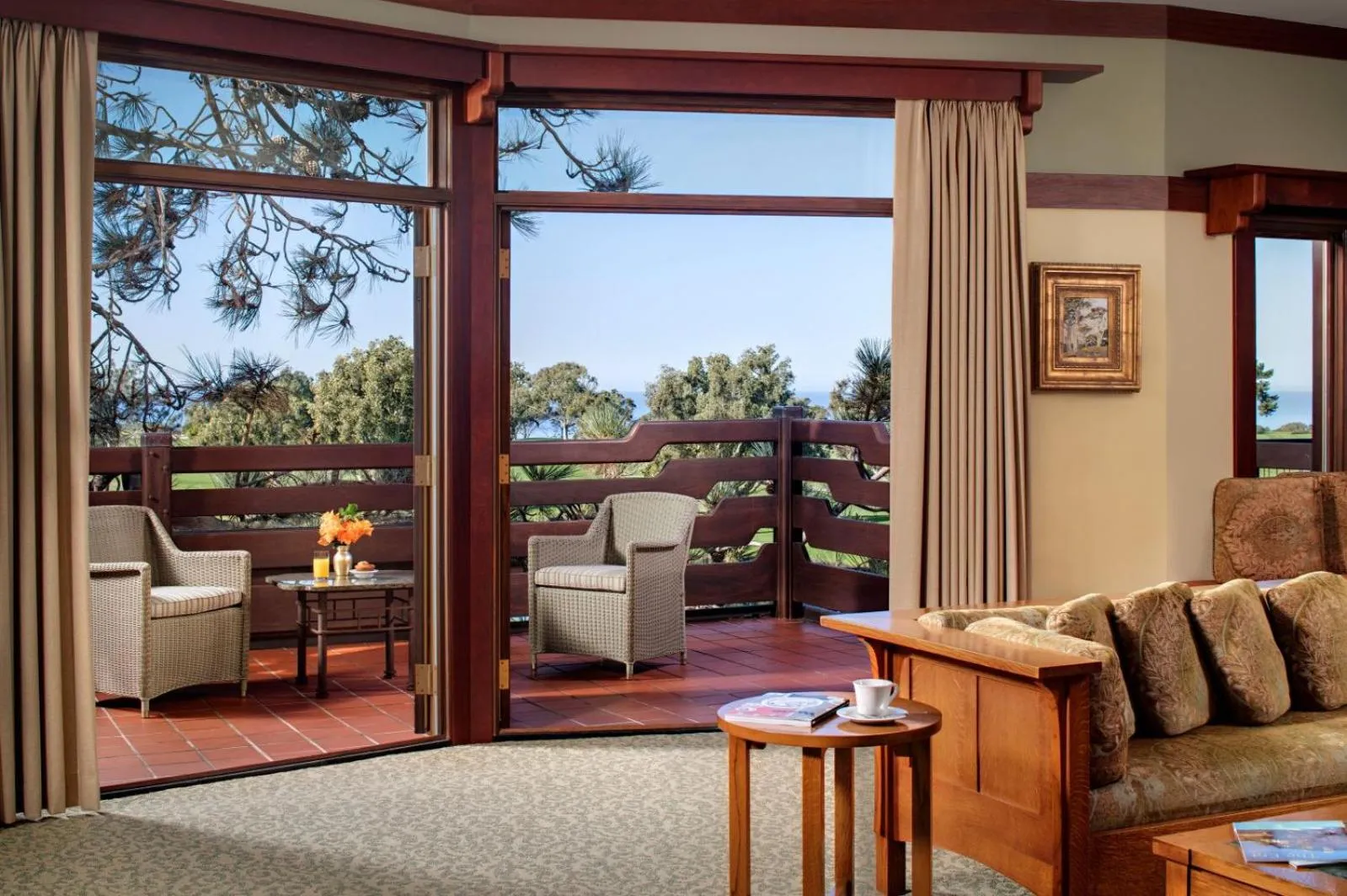 Patio in The Lodge at Torrey Pines