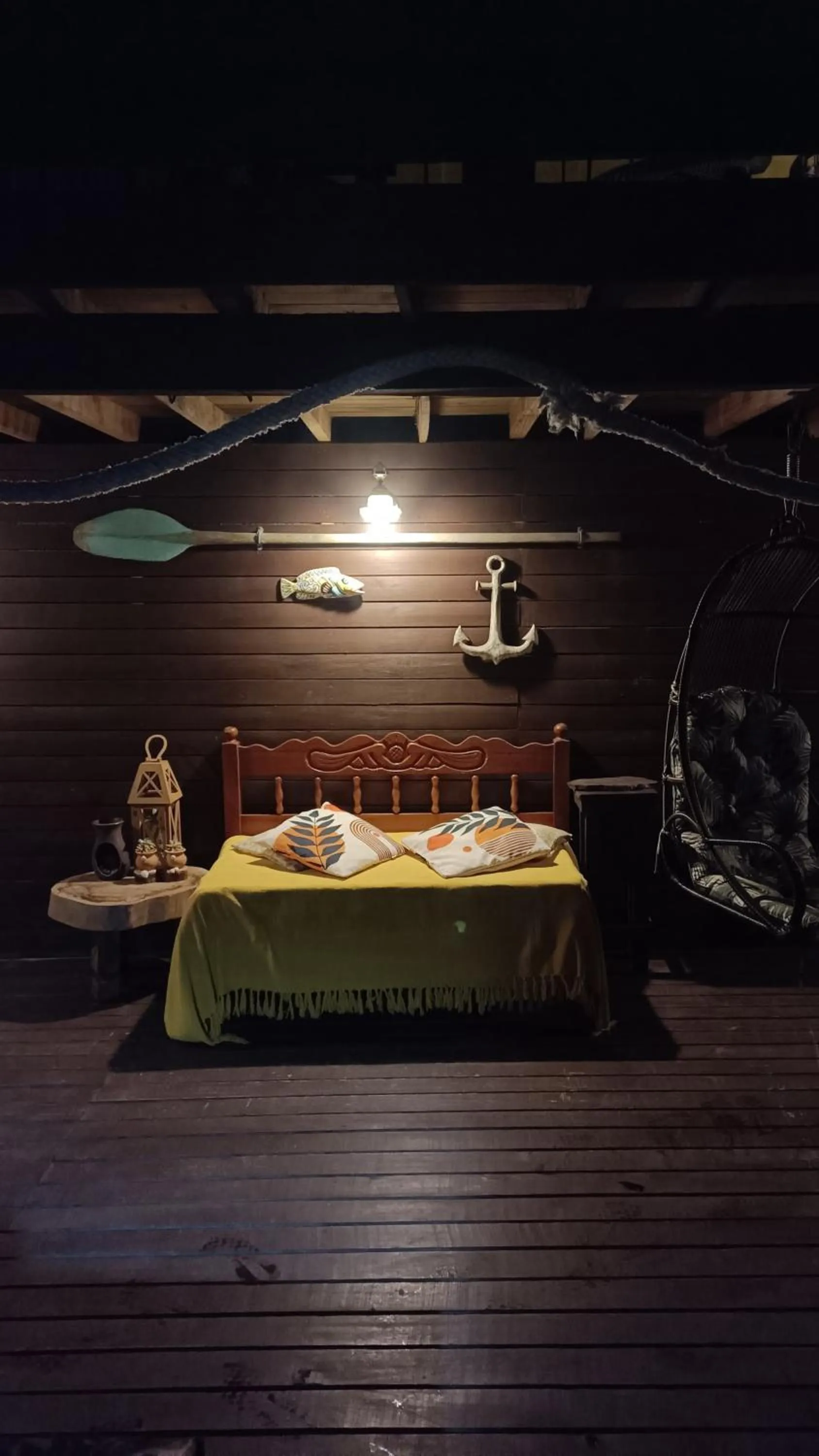 Decorative detail, Bed in Pousada Vida Simples