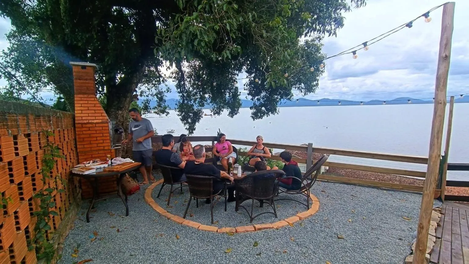 Balcony/Terrace in Pousada Vida Simples