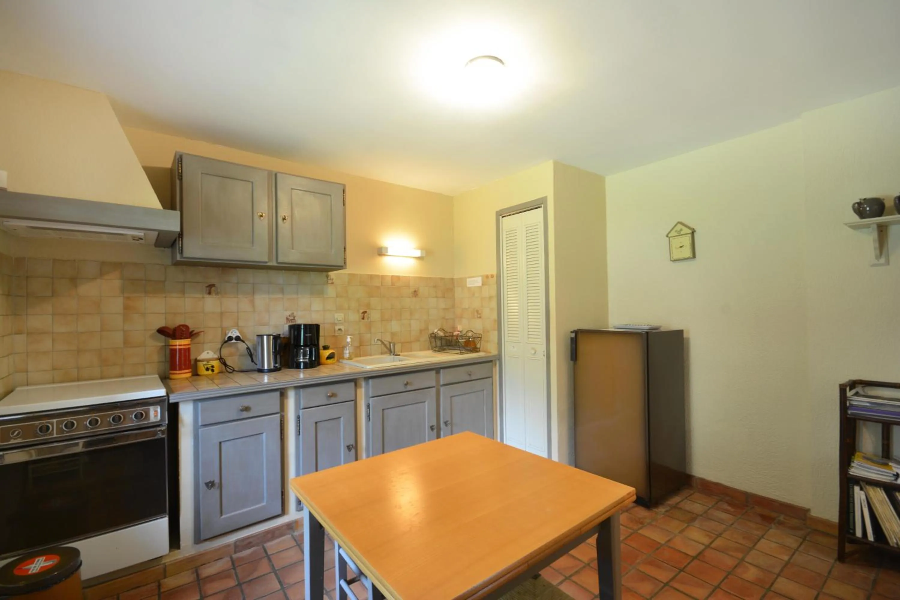 Kitchen or kitchenette in Chambre d'Hôtes Au Vieux Chêne