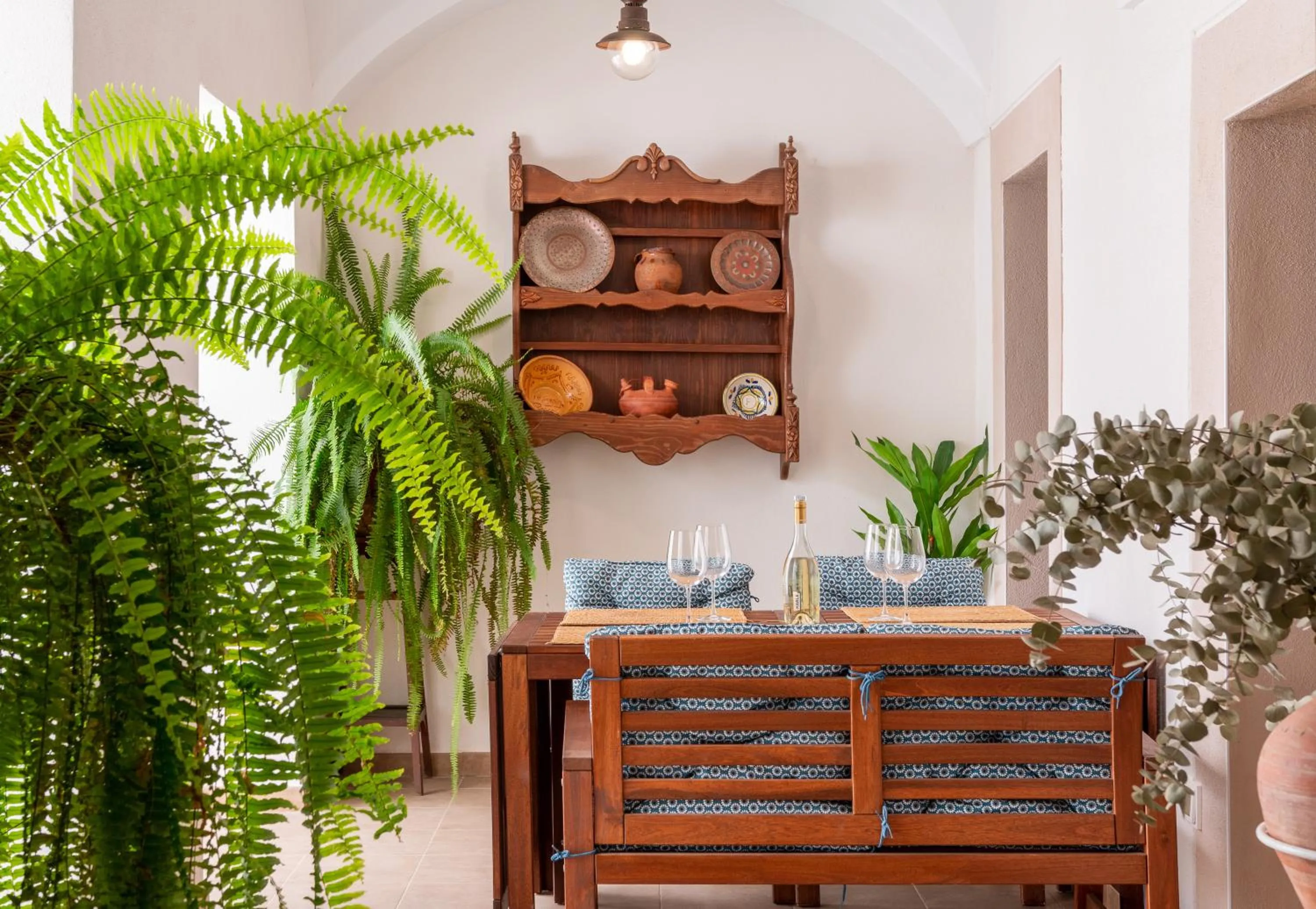 Patio in Apartamentos Plaza Mayor 35