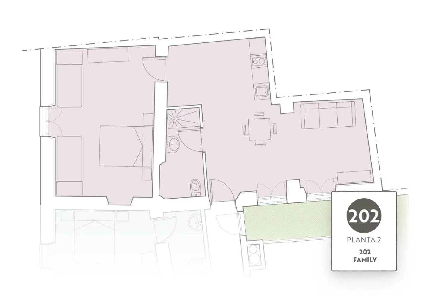 Photo of the whole room in Apartamentos Plaza Mayor 35