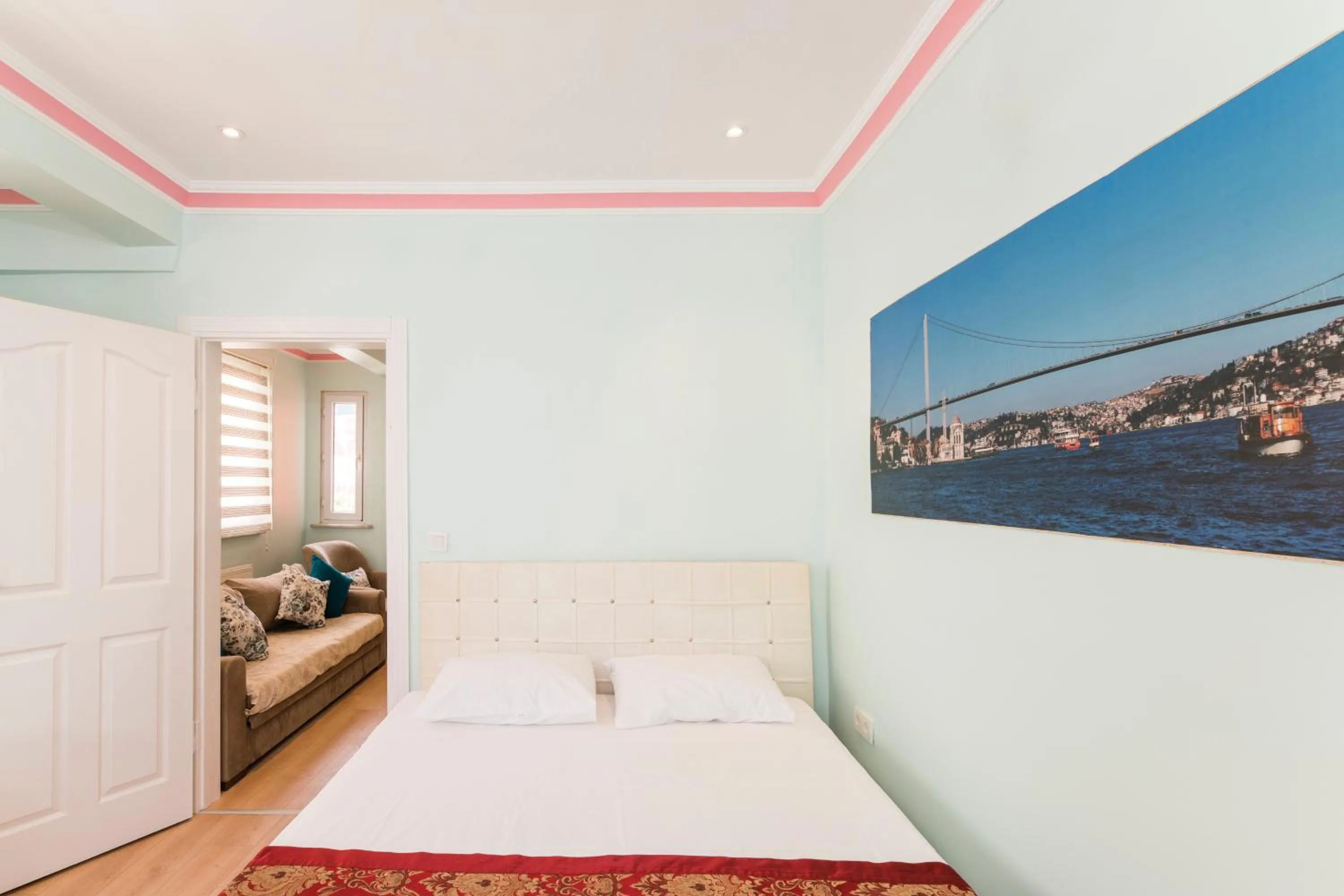 Bed in TAXİM ELEGANCE SUİTES