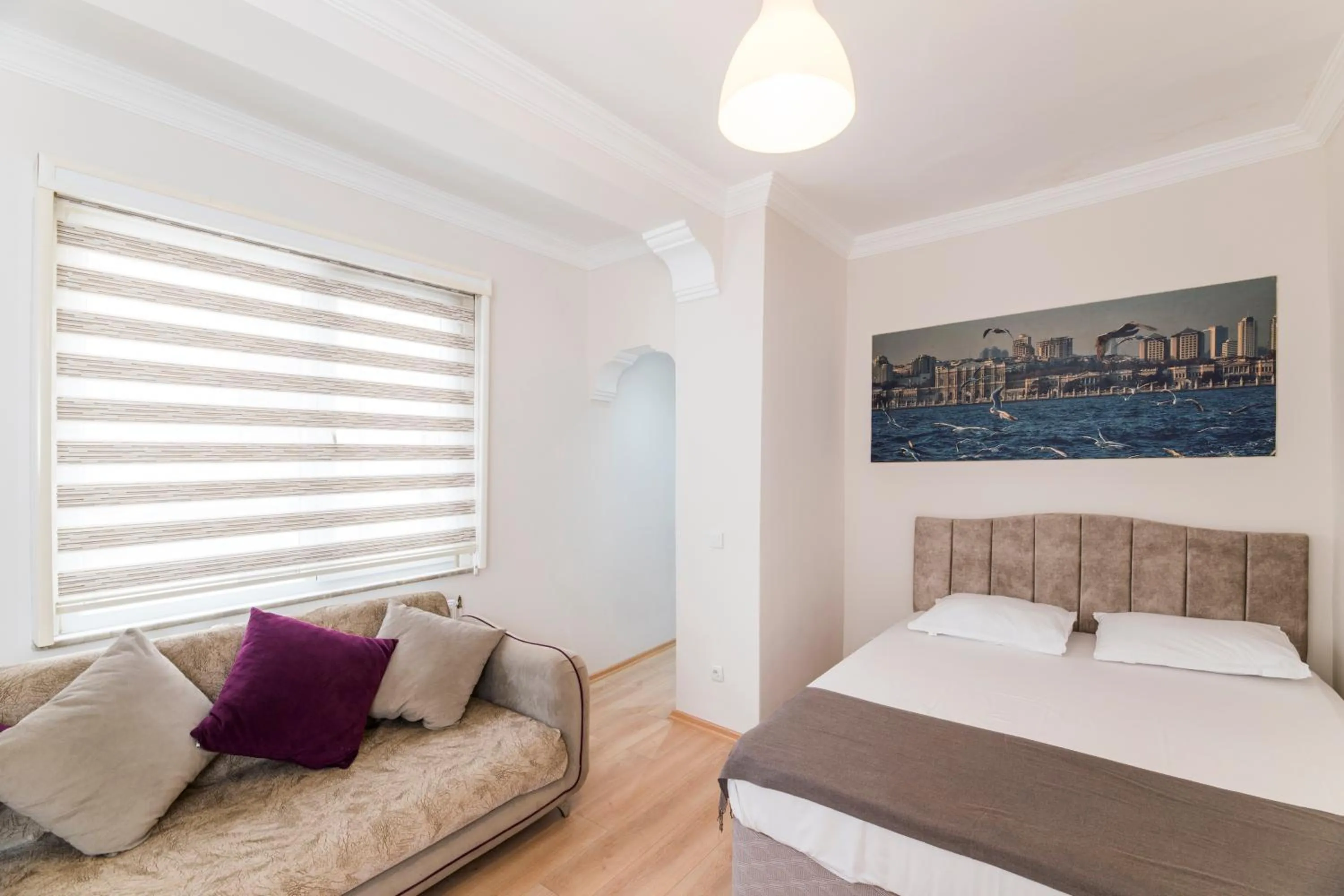 Bed in TAXİM ELEGANCE SUİTES